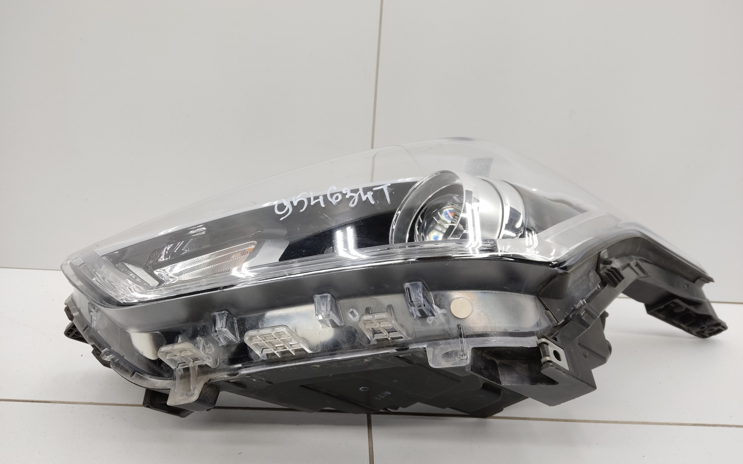 Фара передняя левая линза Hyundai Creta 1 галоген ДХО белая