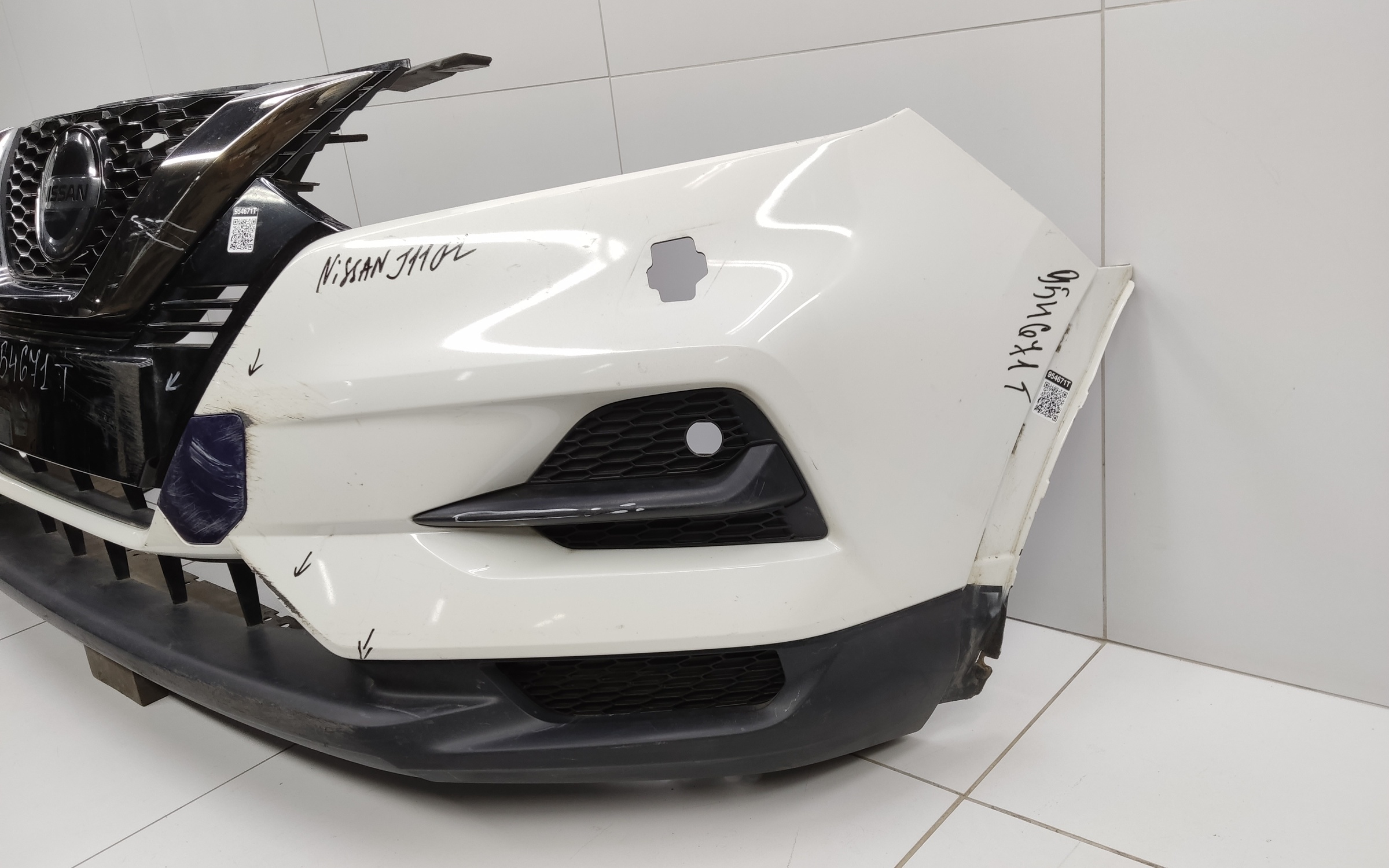 Бампер передний Nissan Qashqai 2 Restail