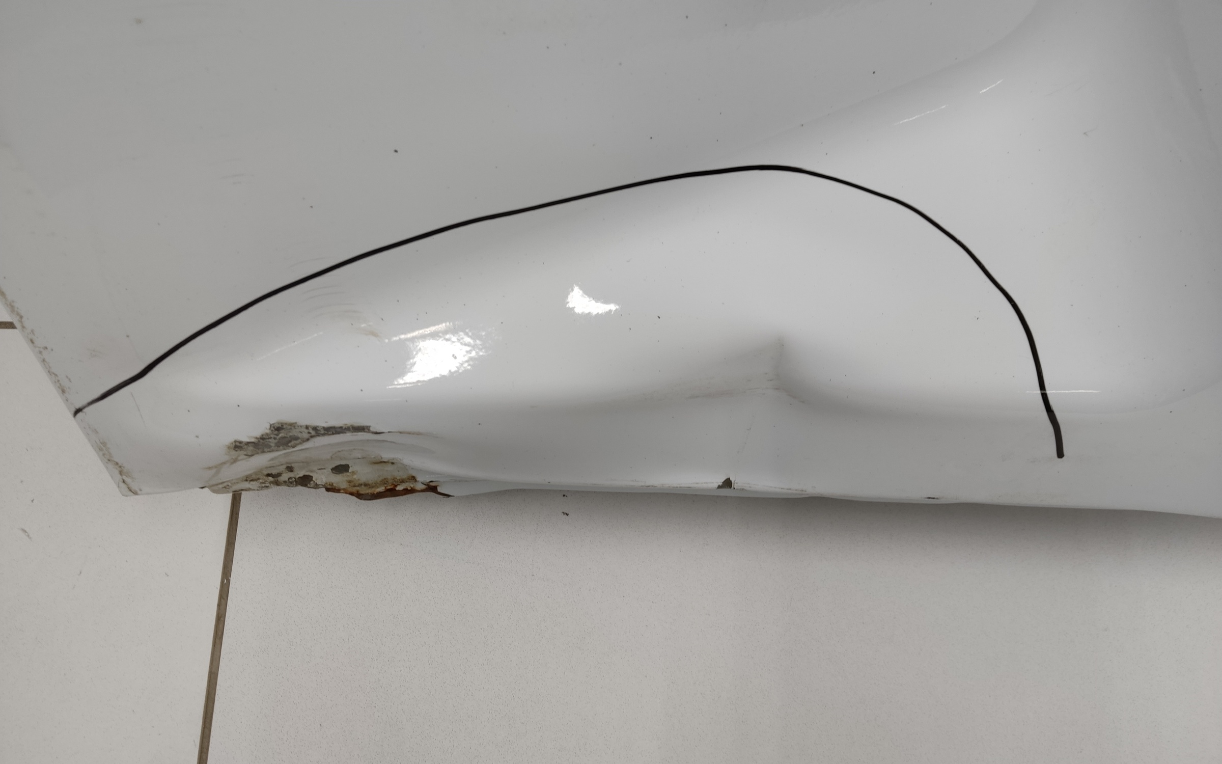 Дверь задняя левая распашная глухая Sollers Atlant 190см