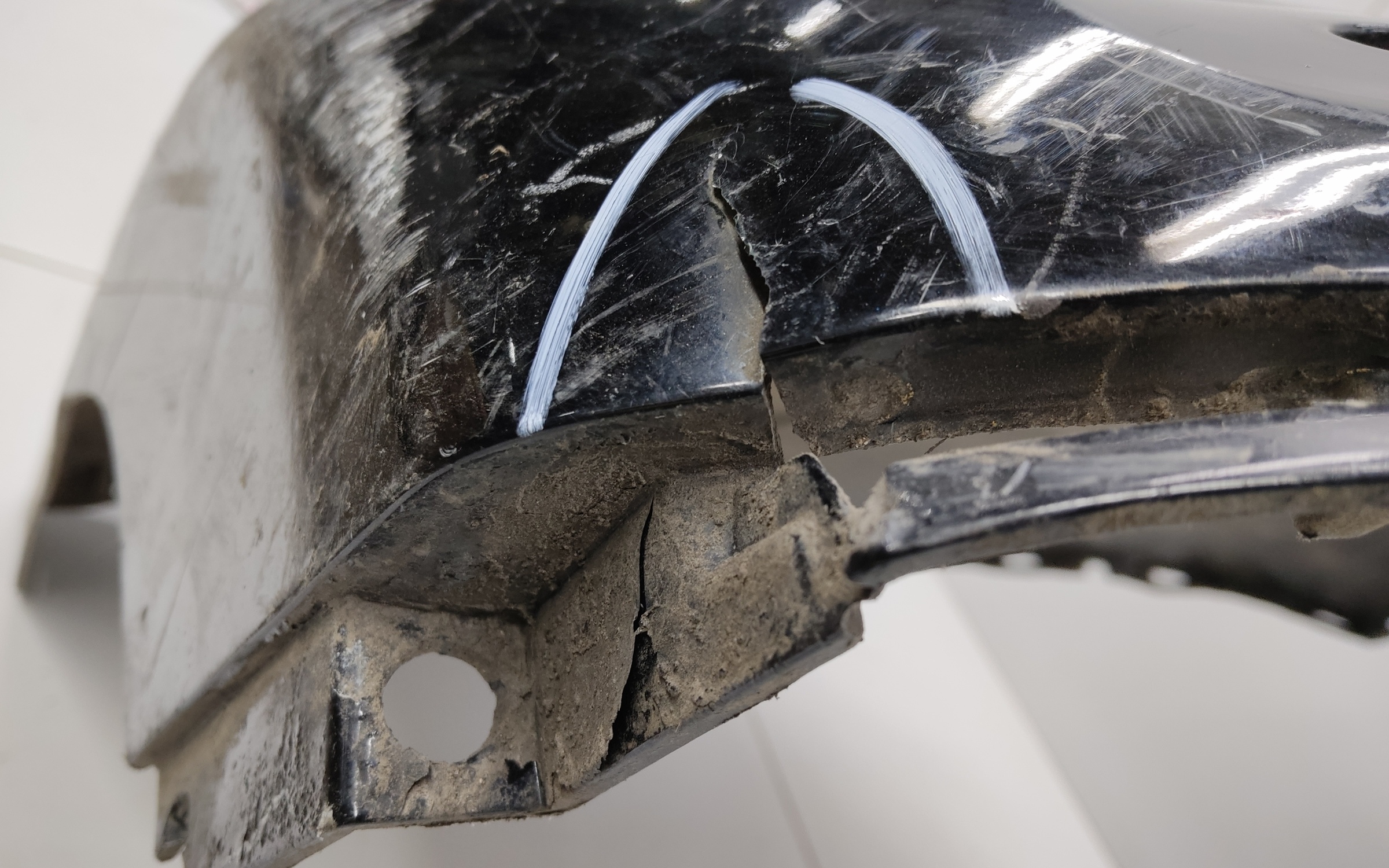 Бампер задний Kia Rio 4 Sedan