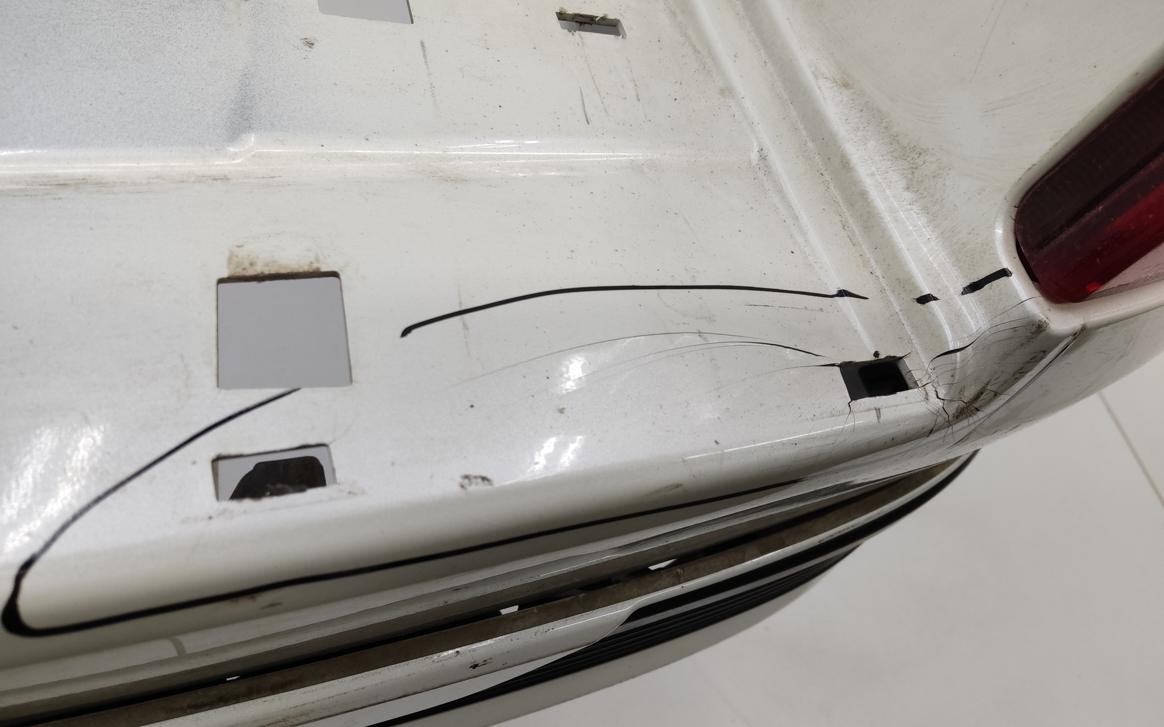 Бампер задний Toyota Land Cruiser 200 Restail 2