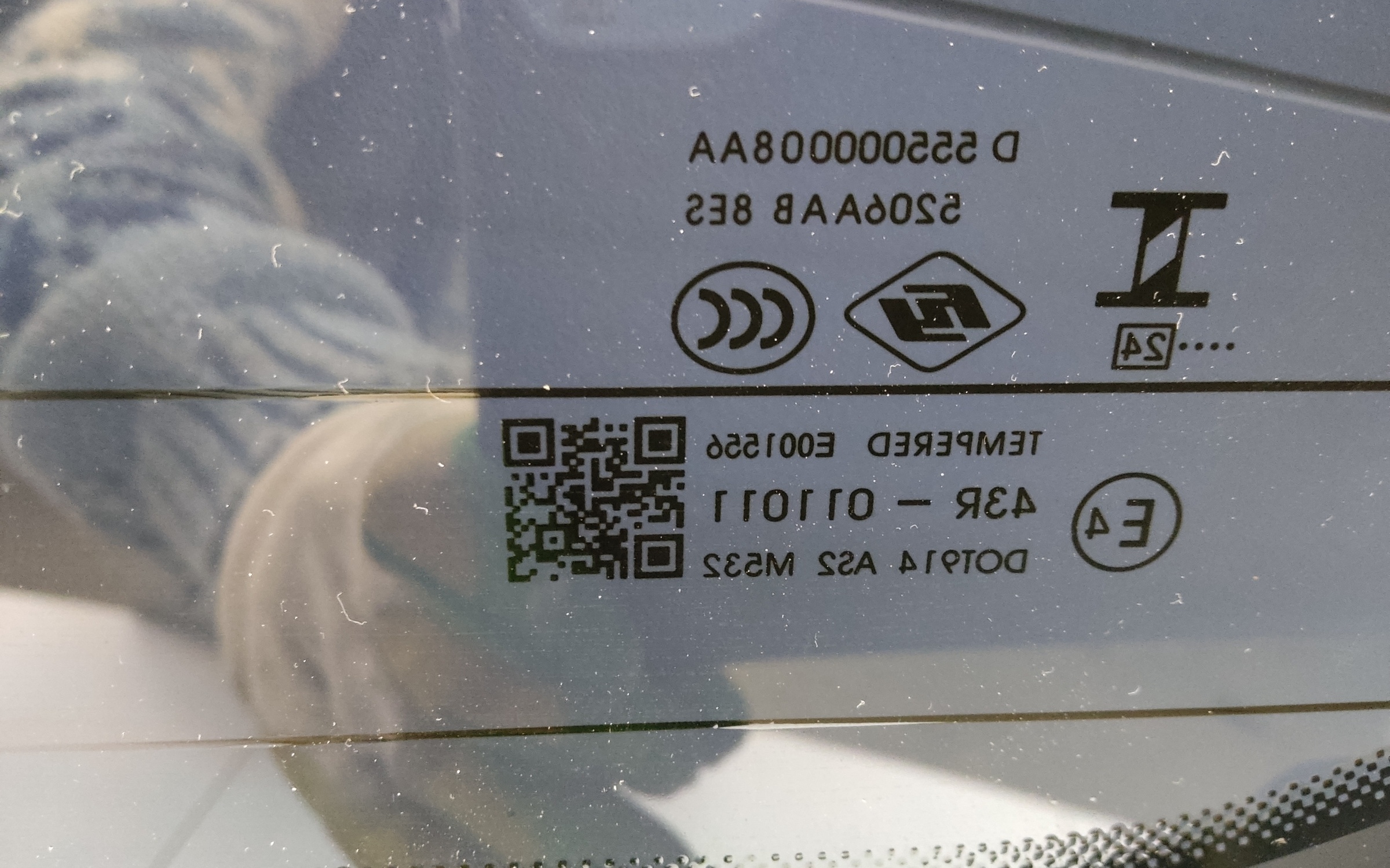 Стекло крышки багажника Chery Tiggo 7 Pro