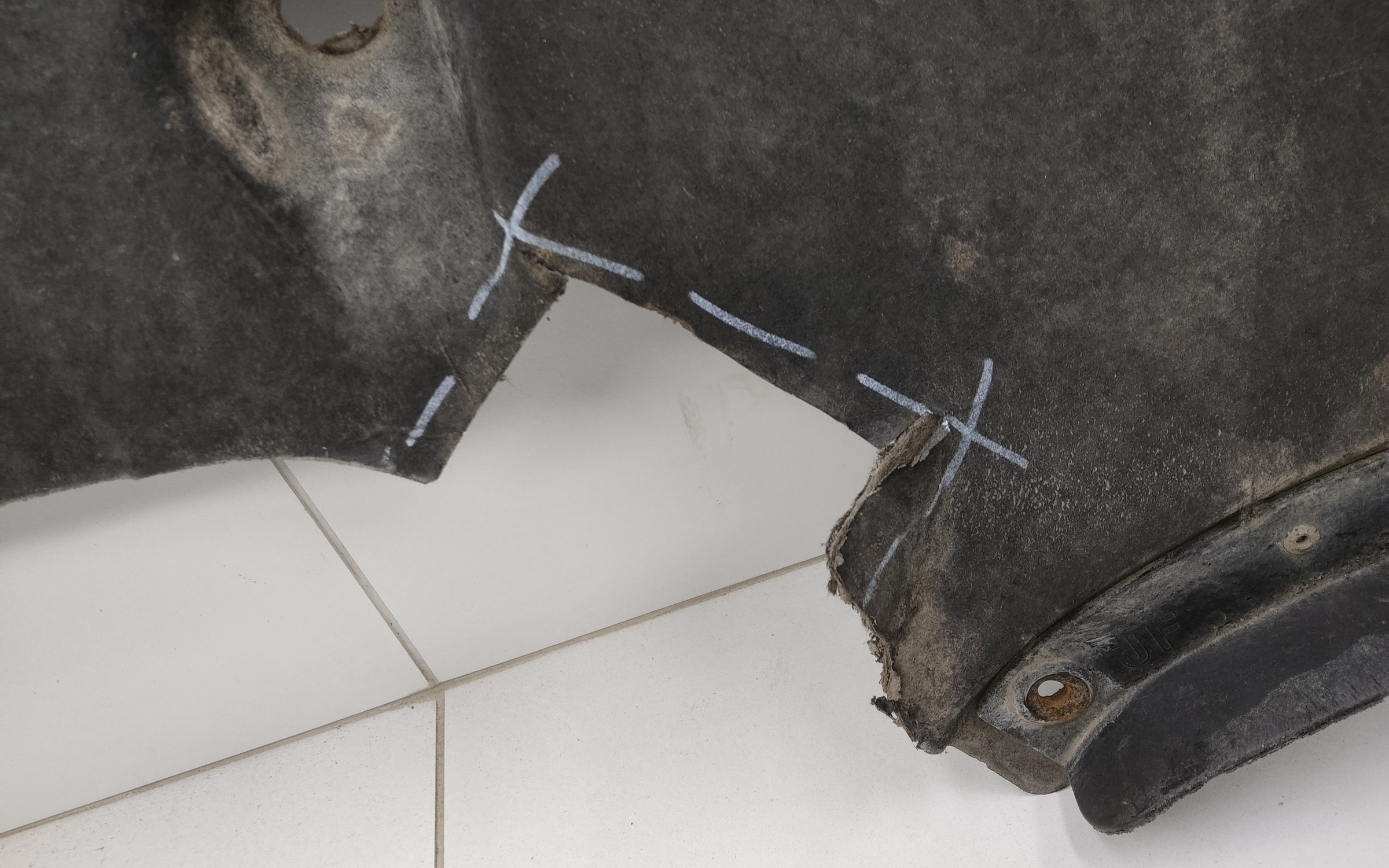 Пыльник переднего бампера Kia Optima 4 Restail