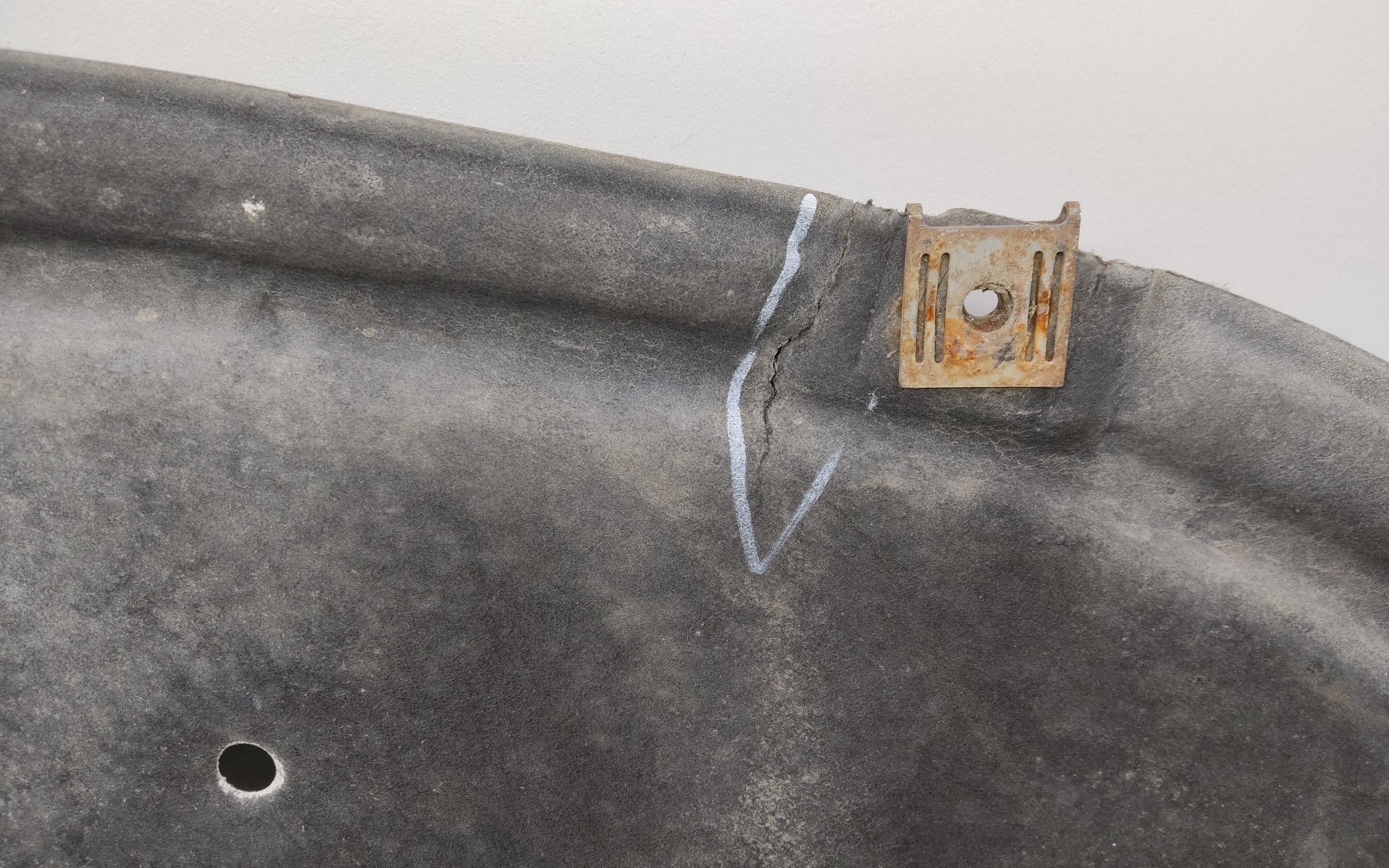 Пыльник переднего бампера Kia Optima 4 Restail