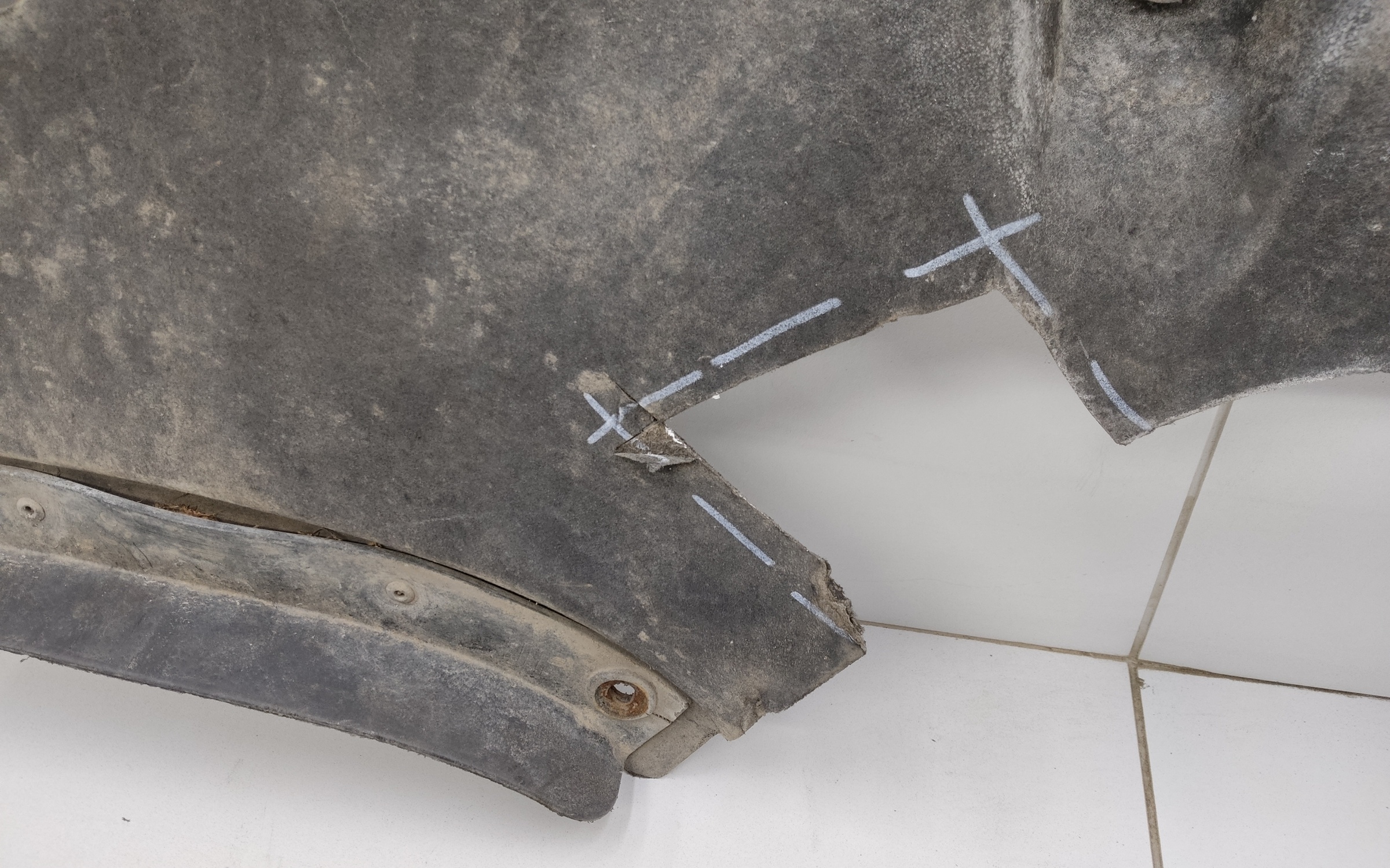 Пыльник переднего бампера Kia Optima 4 Restail