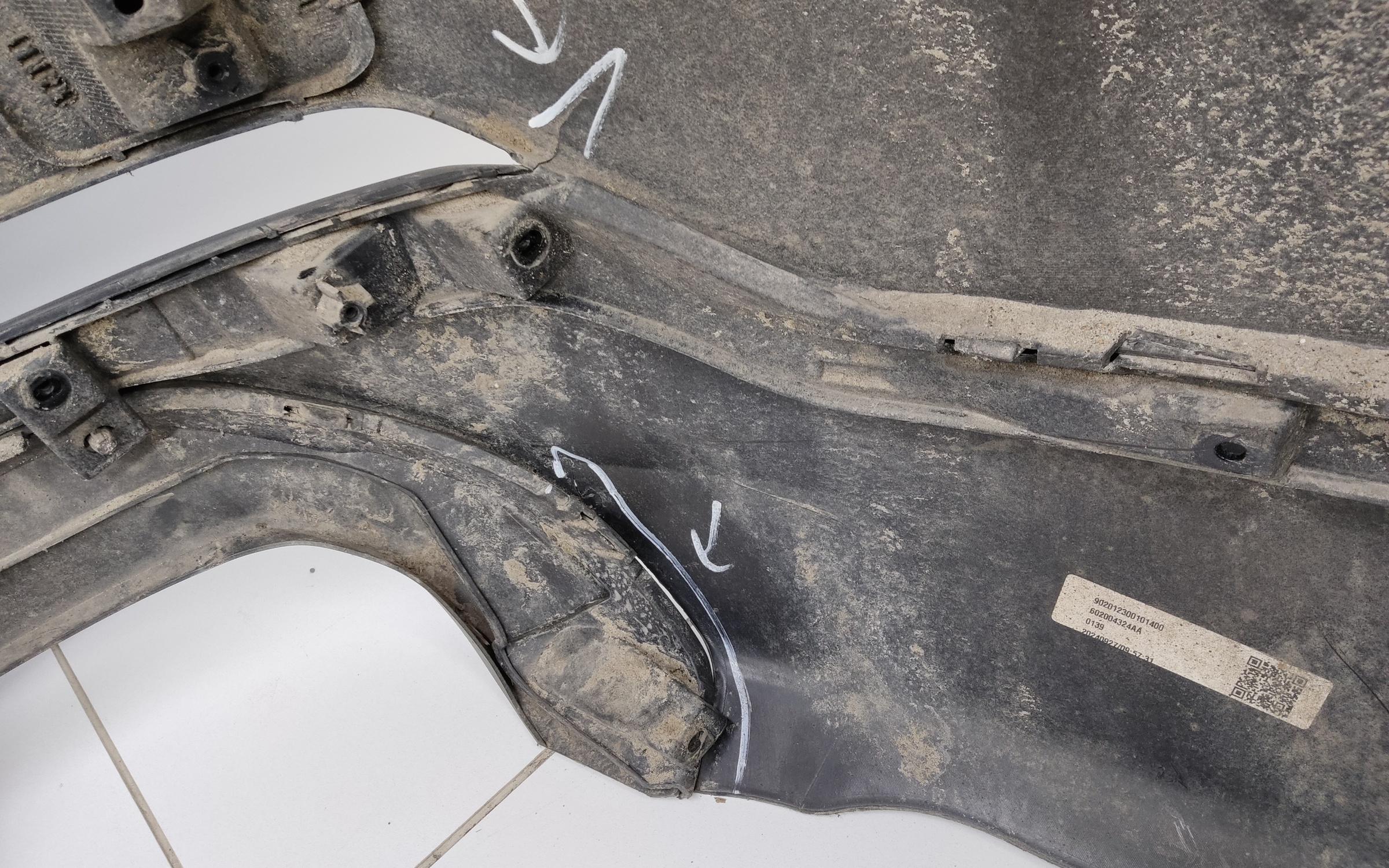 Бампер задний Chery Tiggo  9