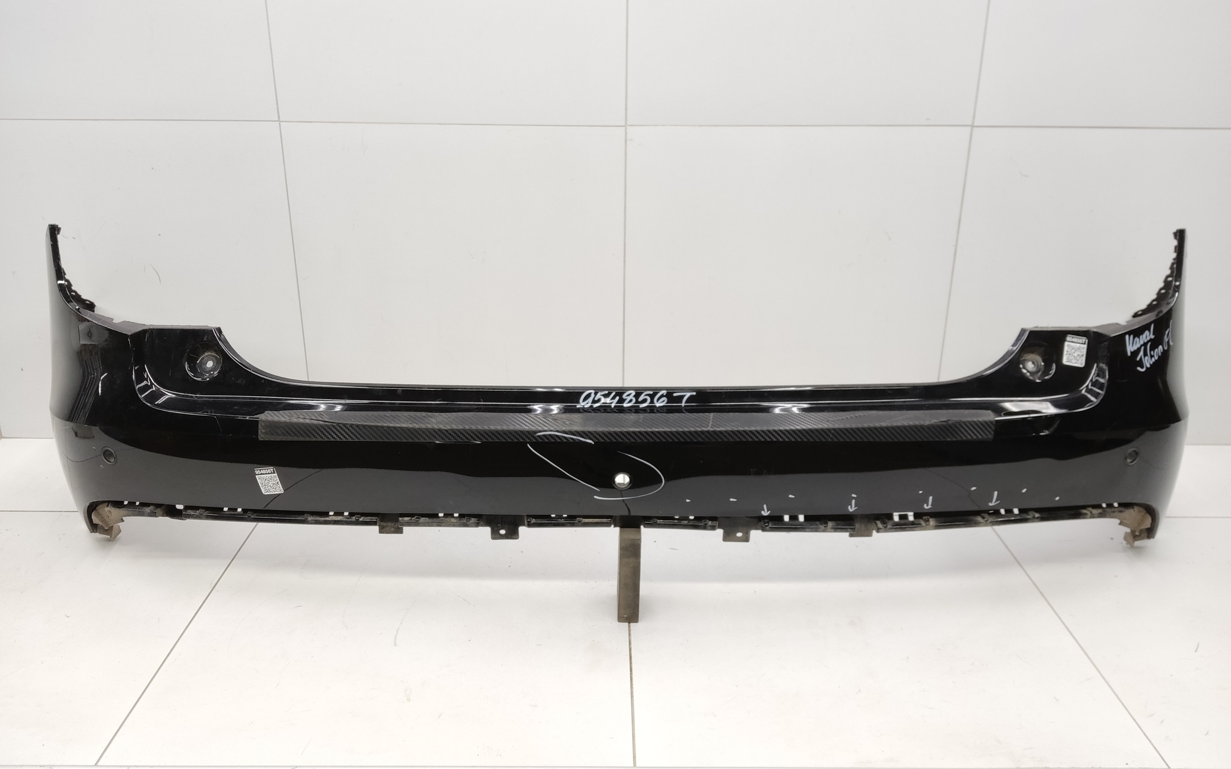 Бампер задний верхняя часть Haval Jolion Restail с отверстиями под накладки