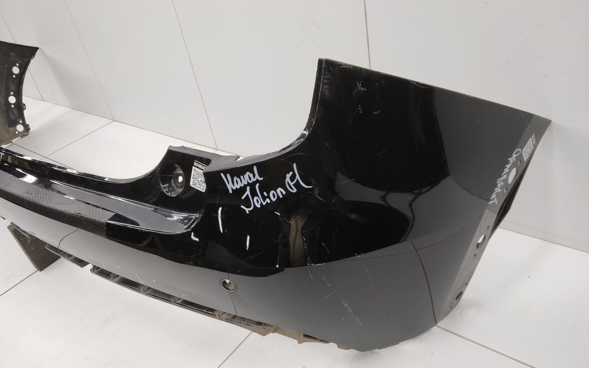 Бампер задний верхняя часть Haval Jolion Restail с отверстиями под накладки