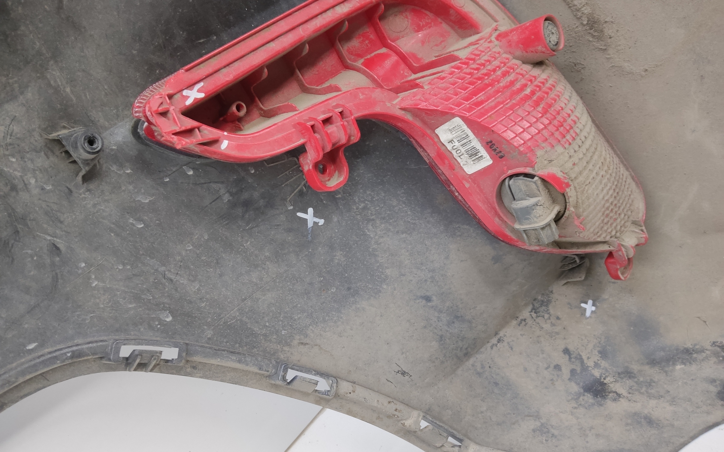 Бампер задний Kia Rio 4 Sedan