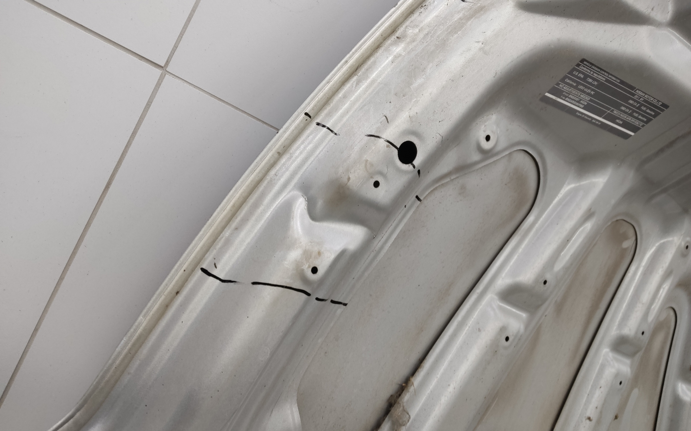 Капот Nissan Juke