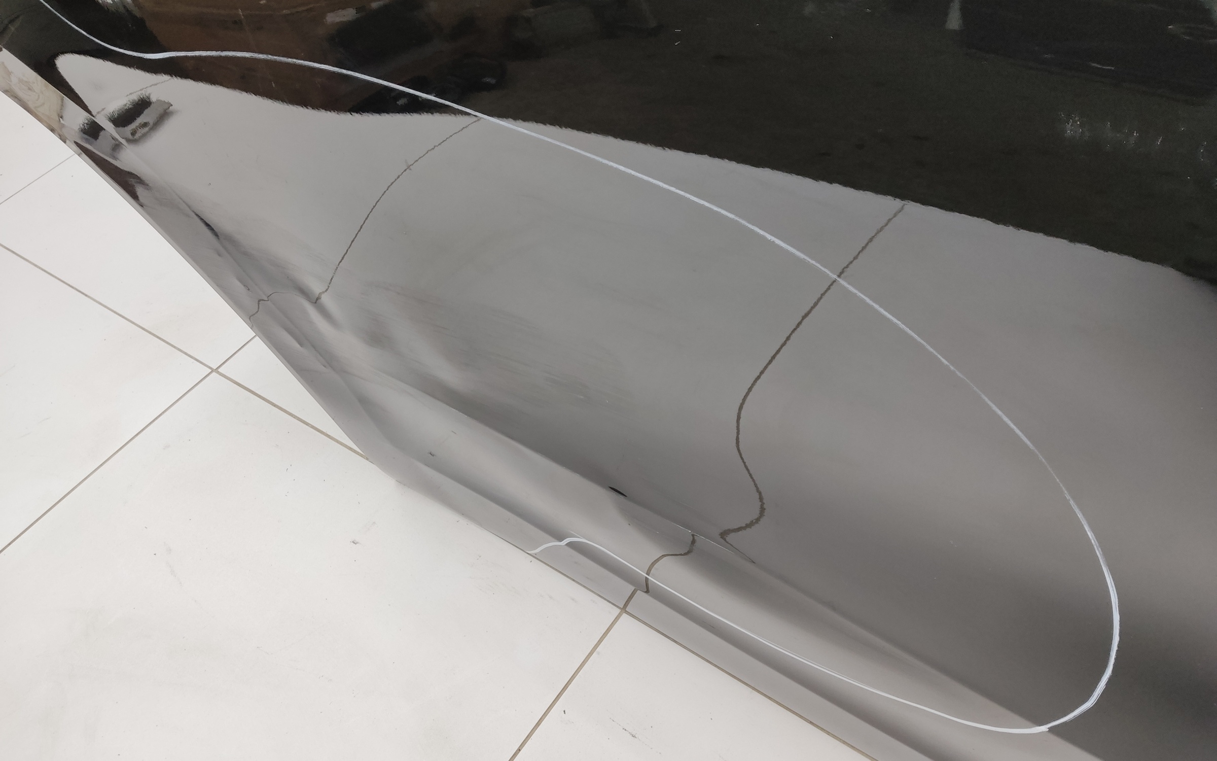 Дверь задняя правая Haval Jolion без молдинга