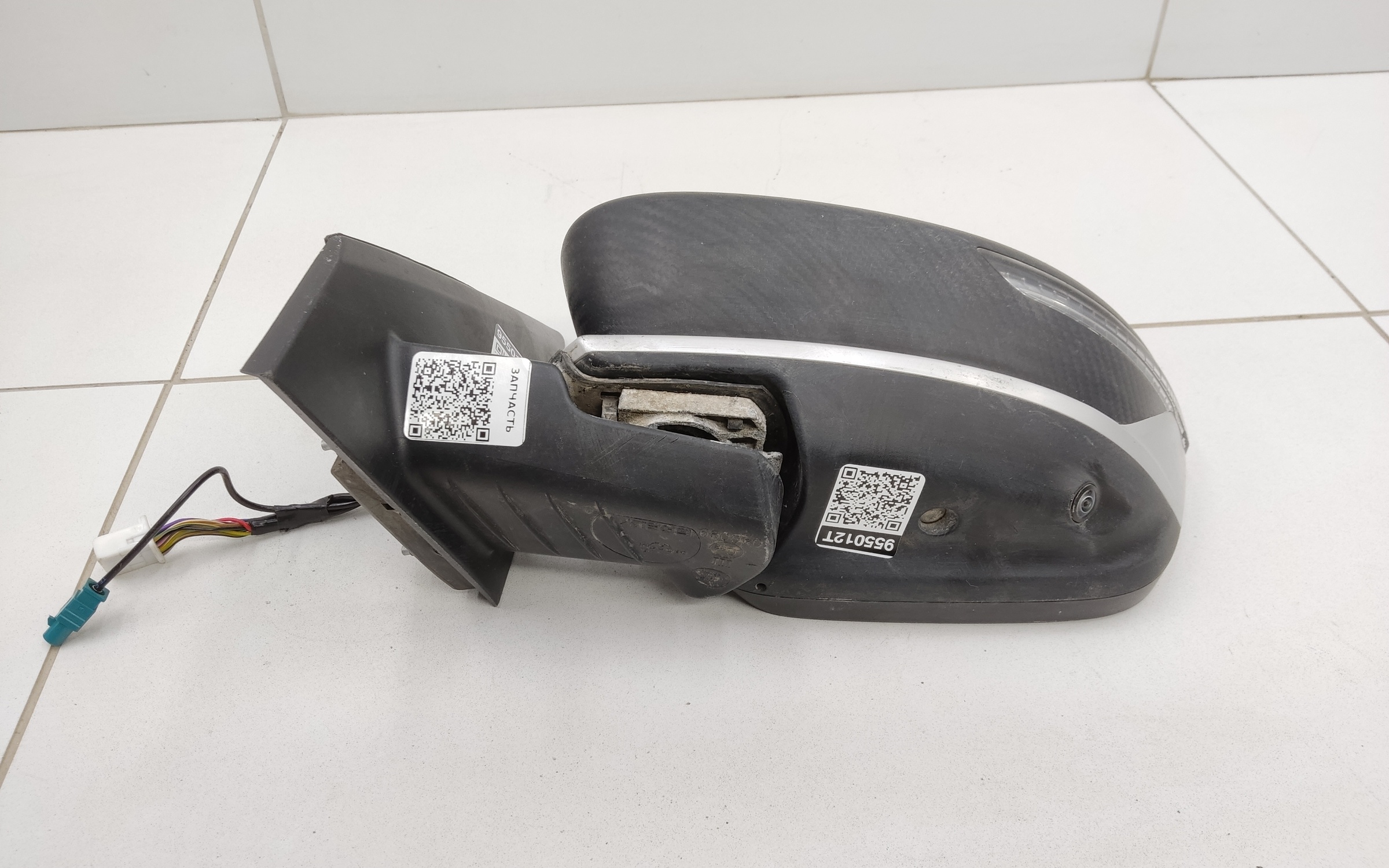 Зеркало левое Geely Coolray 12+1 контактов карбон