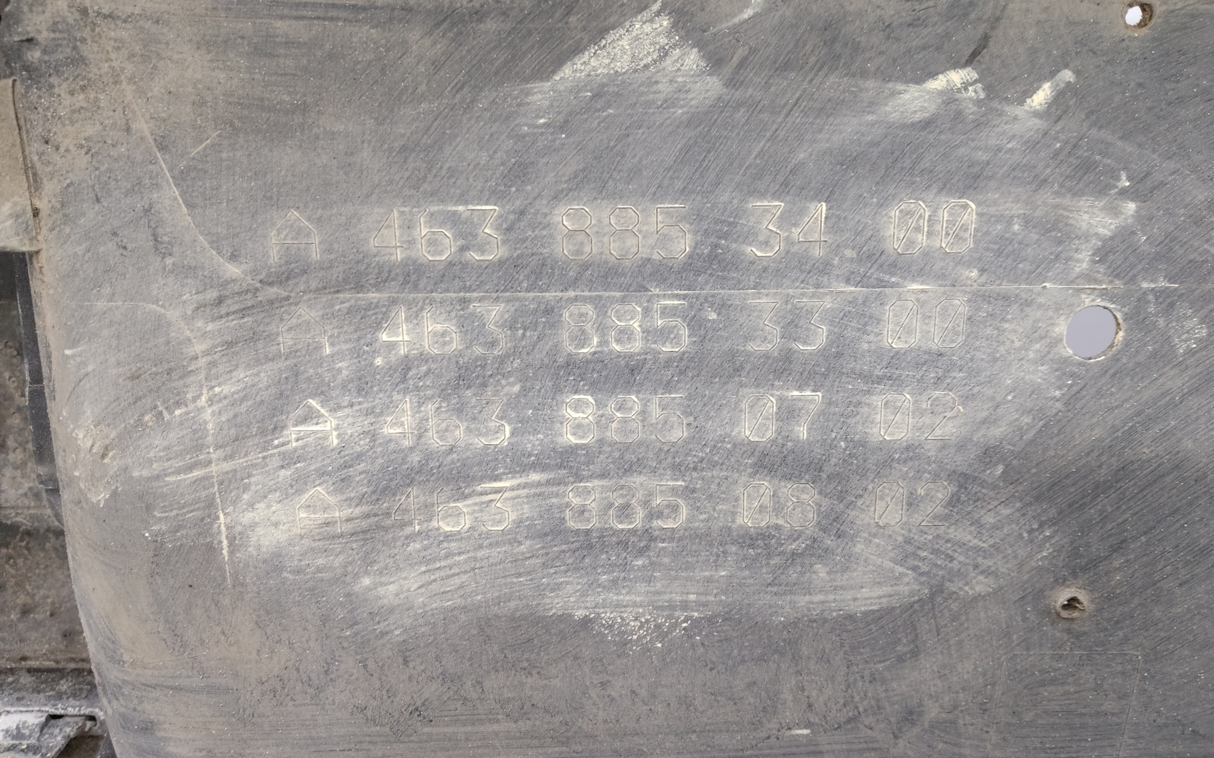 Бампер задний Mercedes Benz G-klasse W463 AMG 2