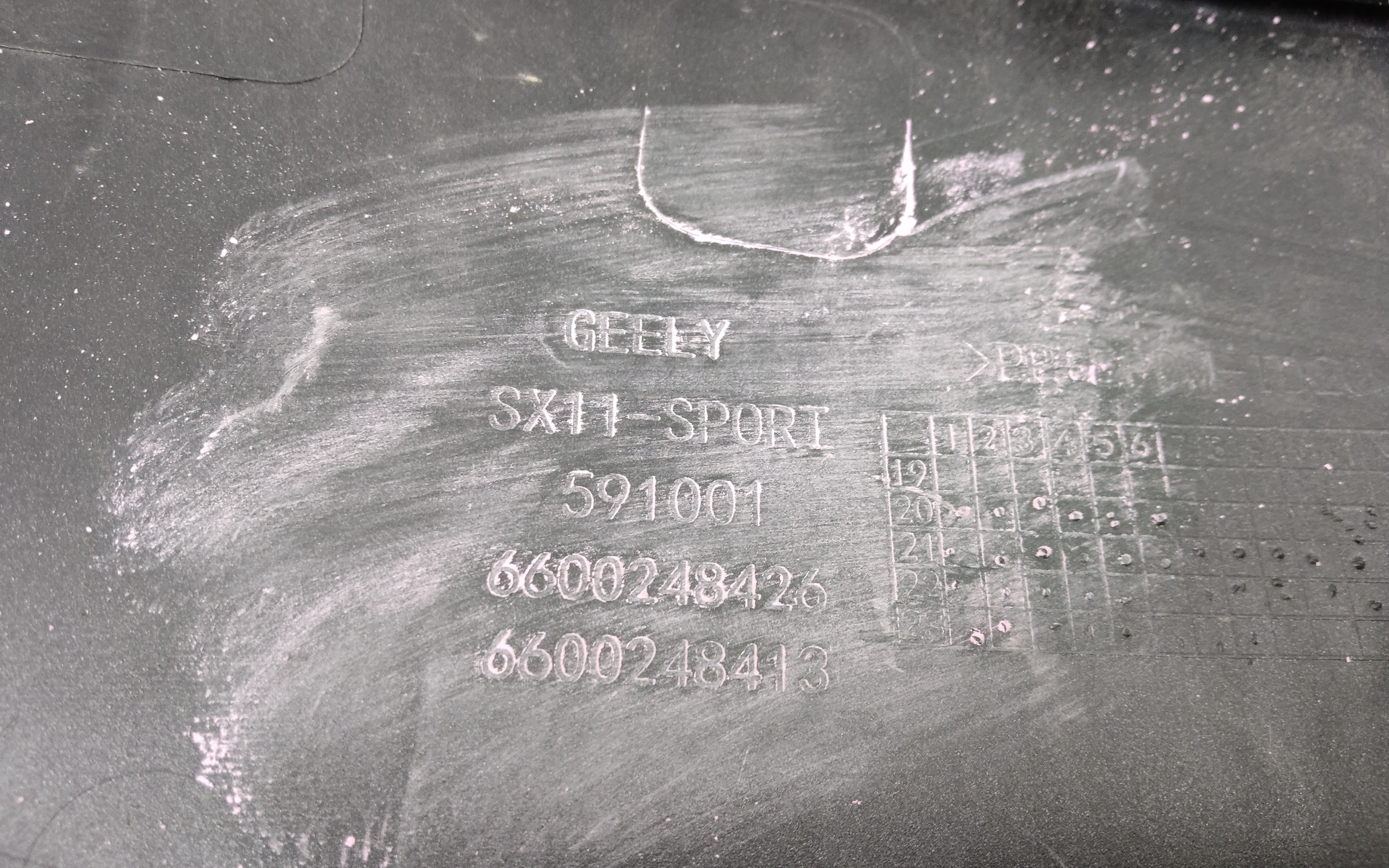 Бампер передний Geely Coolray без парктроников