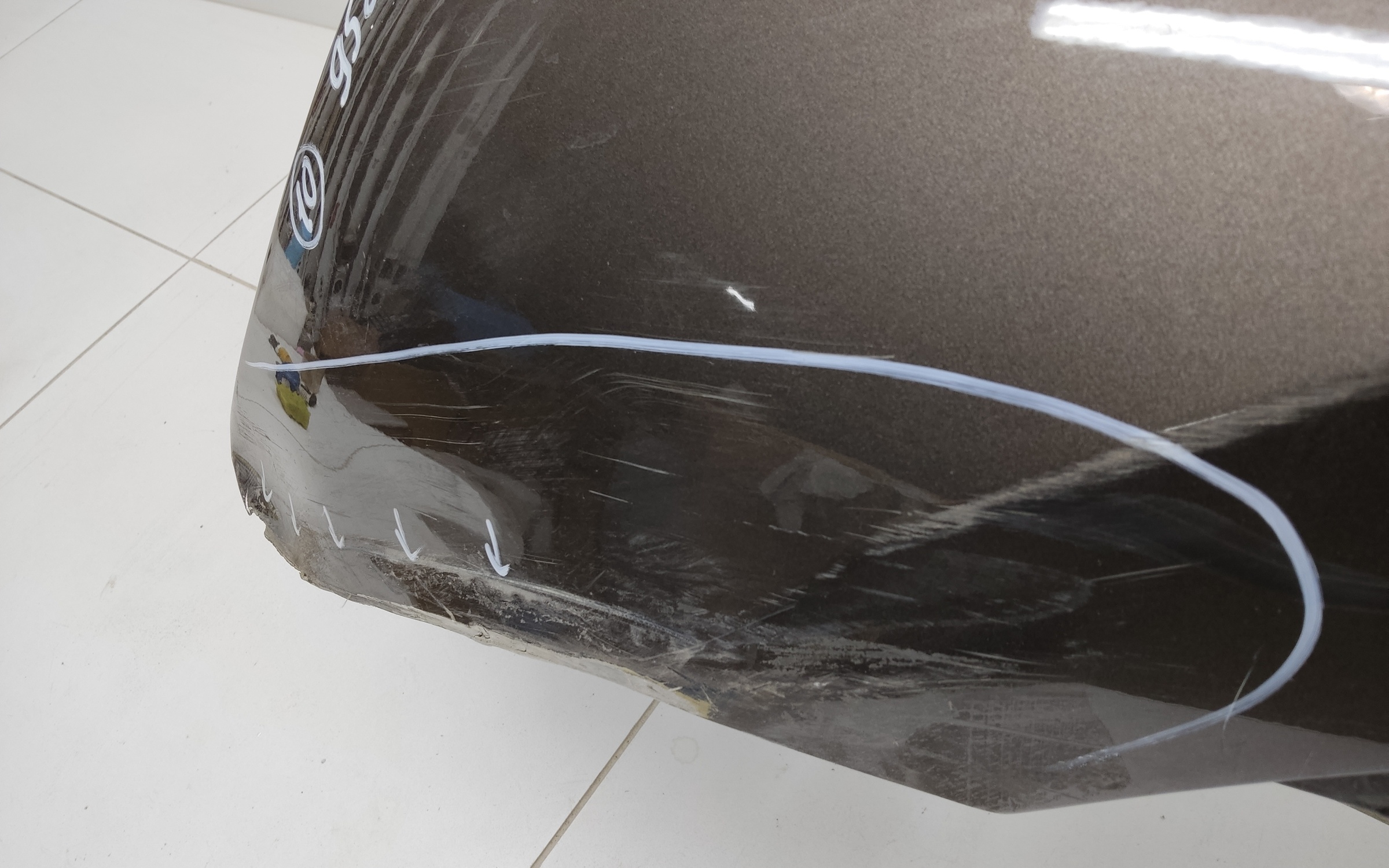 Крыло переднее левое Porsche Cayenne 2 958