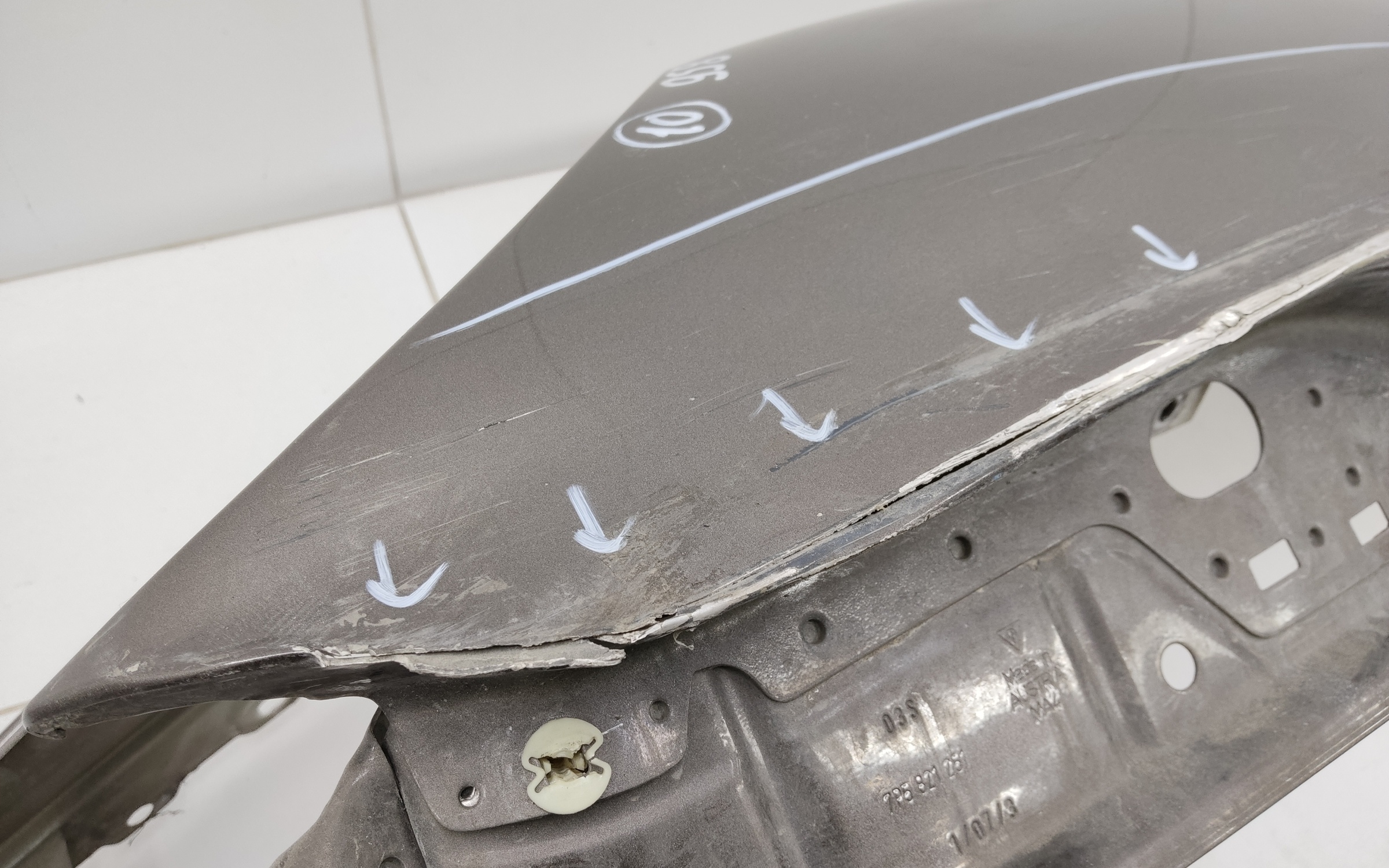 Крыло переднее левое Porsche Cayenne 2 958