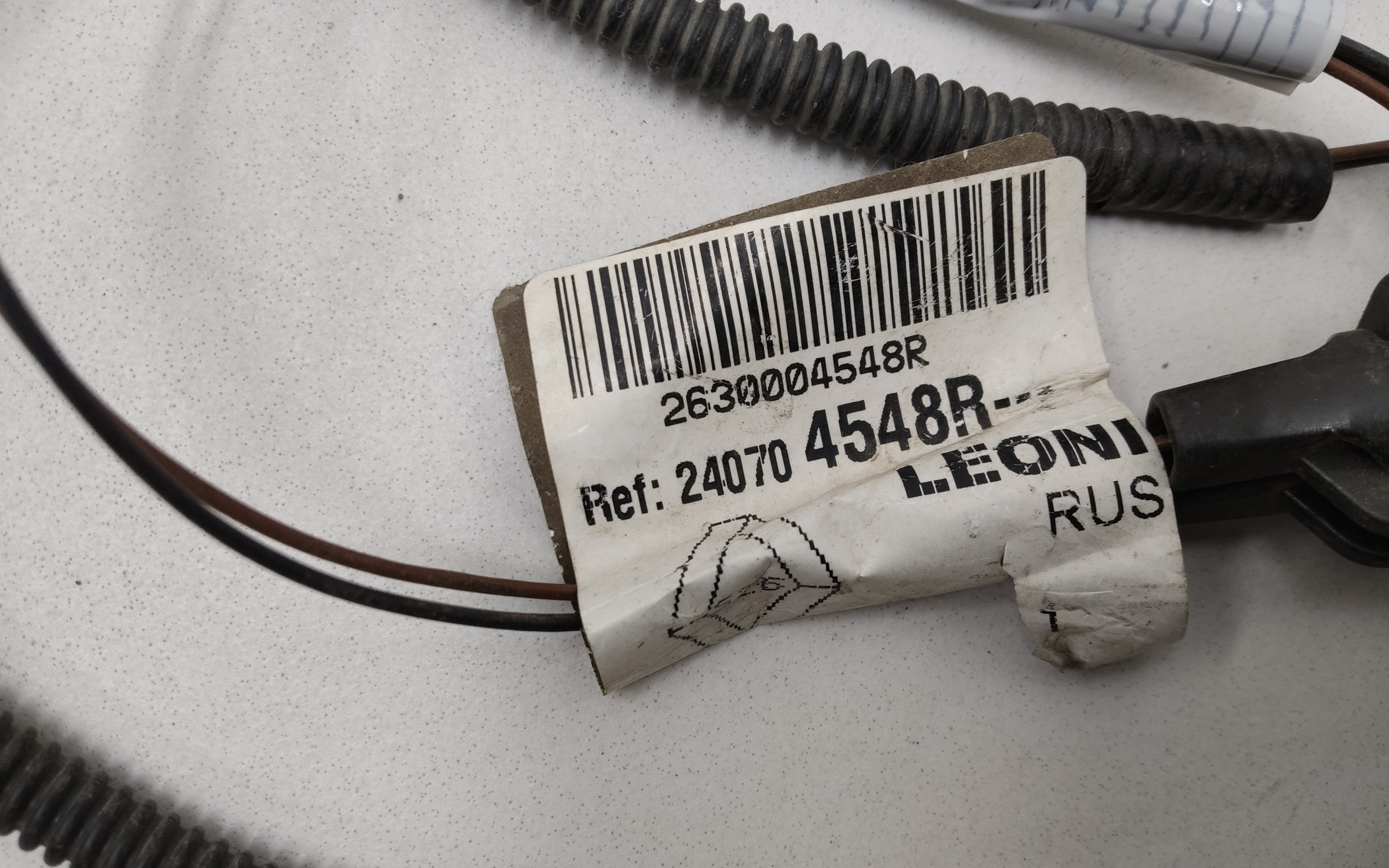 Проводка переднего бампера под ПТФ Renault Logan 2