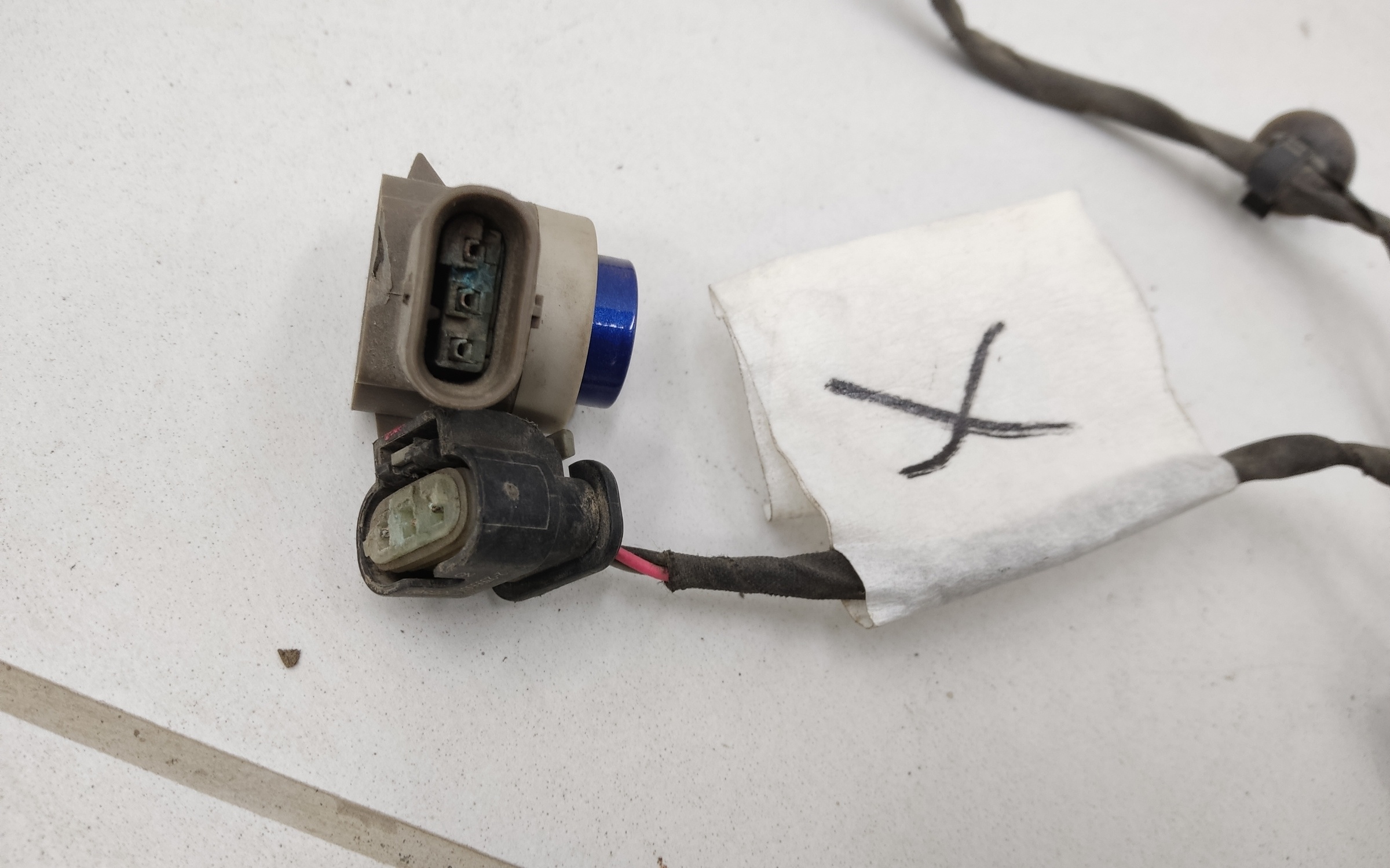 Проводка переднего бампера под парктроники Haval F7