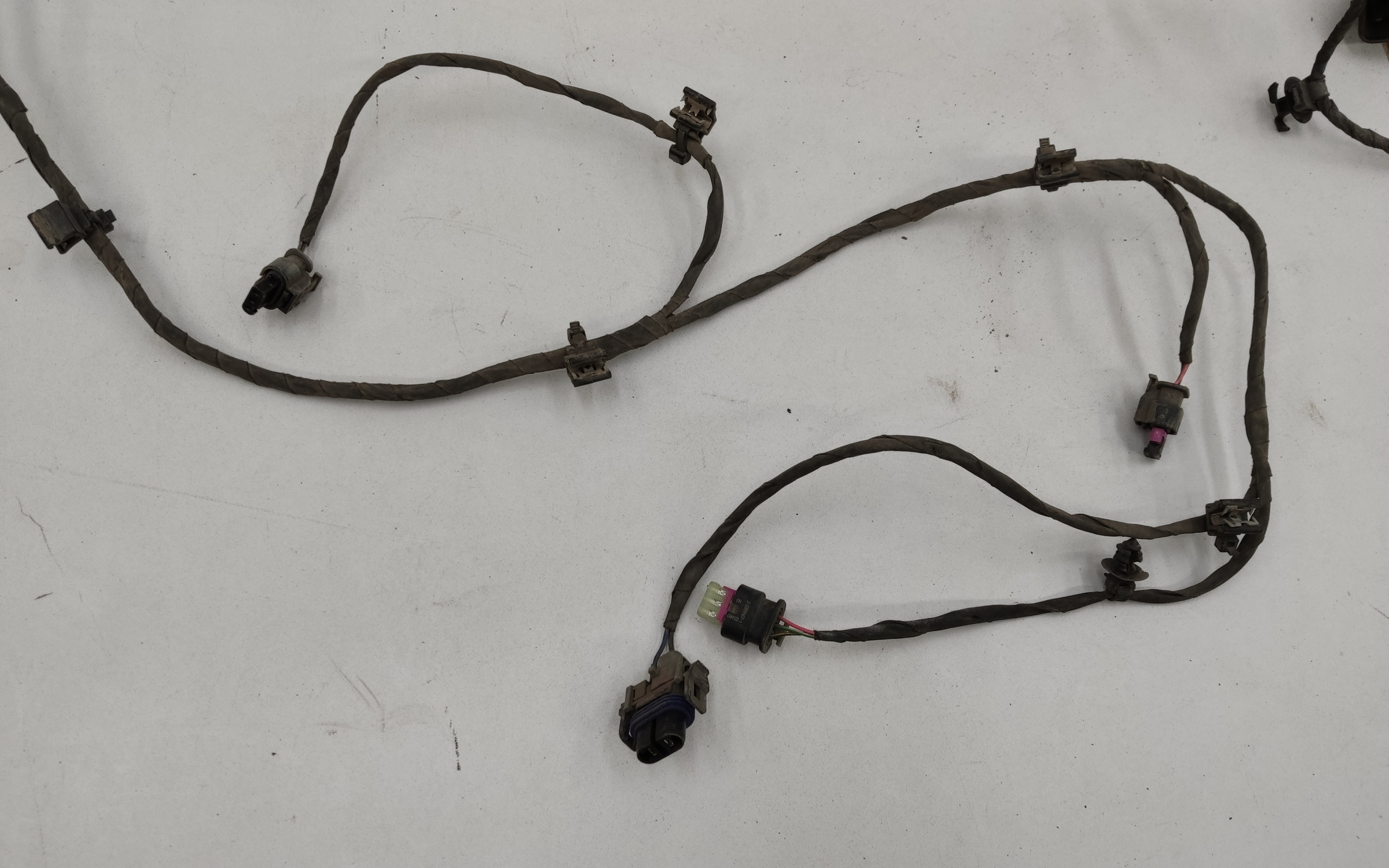 Проводка переднего бампера под парктроники Haval F7