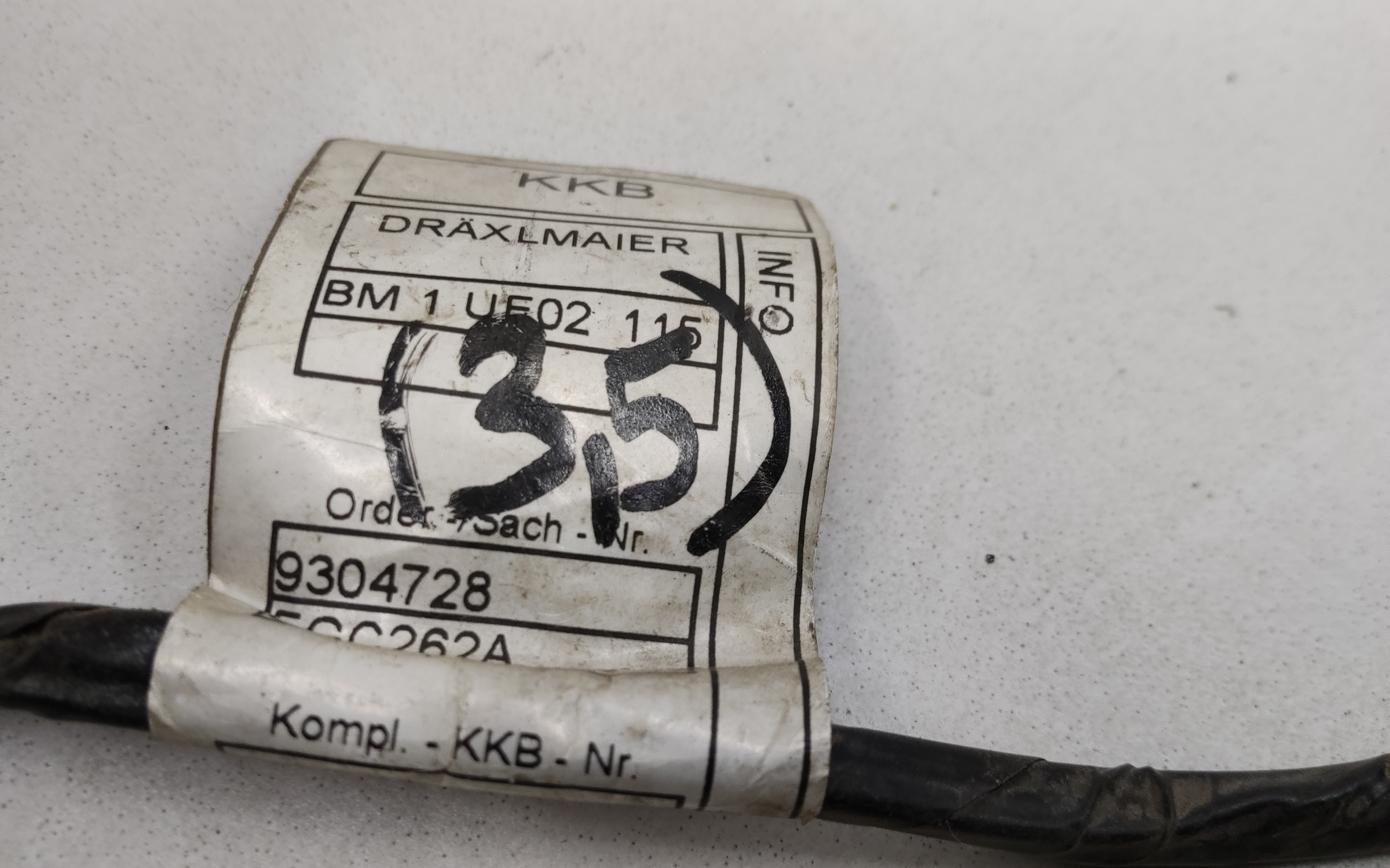 Проводка переднего бампера BMW X3 F25