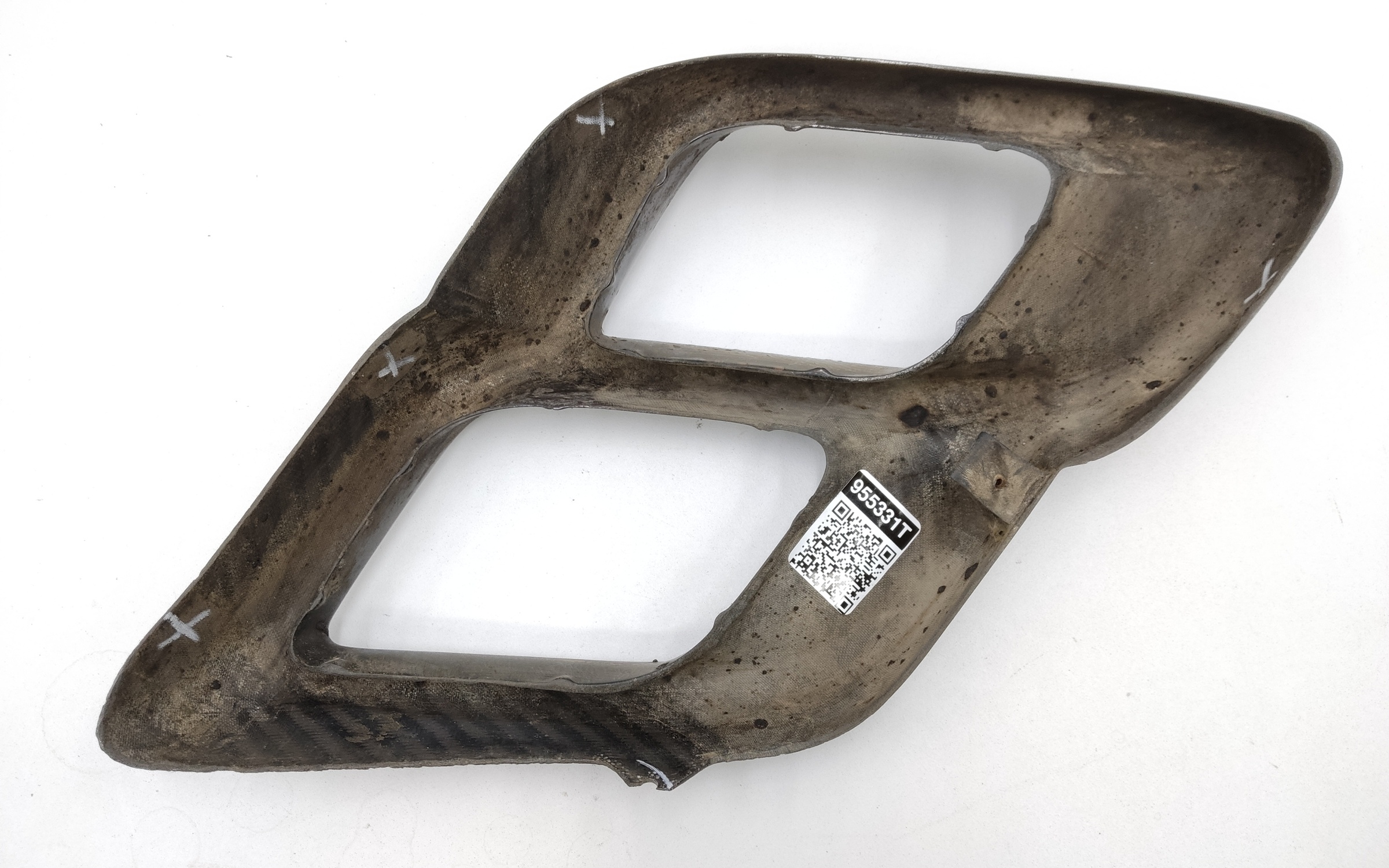 Накладка заднего бампера правая Lexus LX 3 Restail 2 Khann " Perfomance "