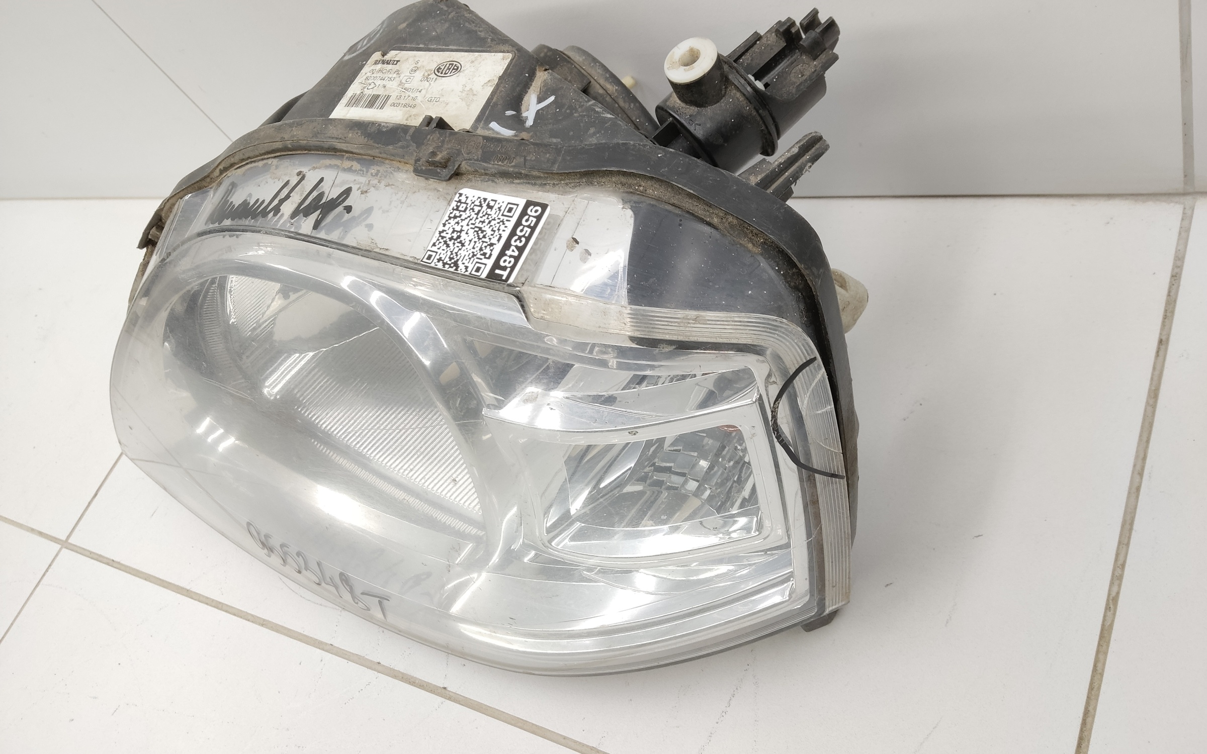 Фара передняя левая Renault Logan 1 Restail галоген