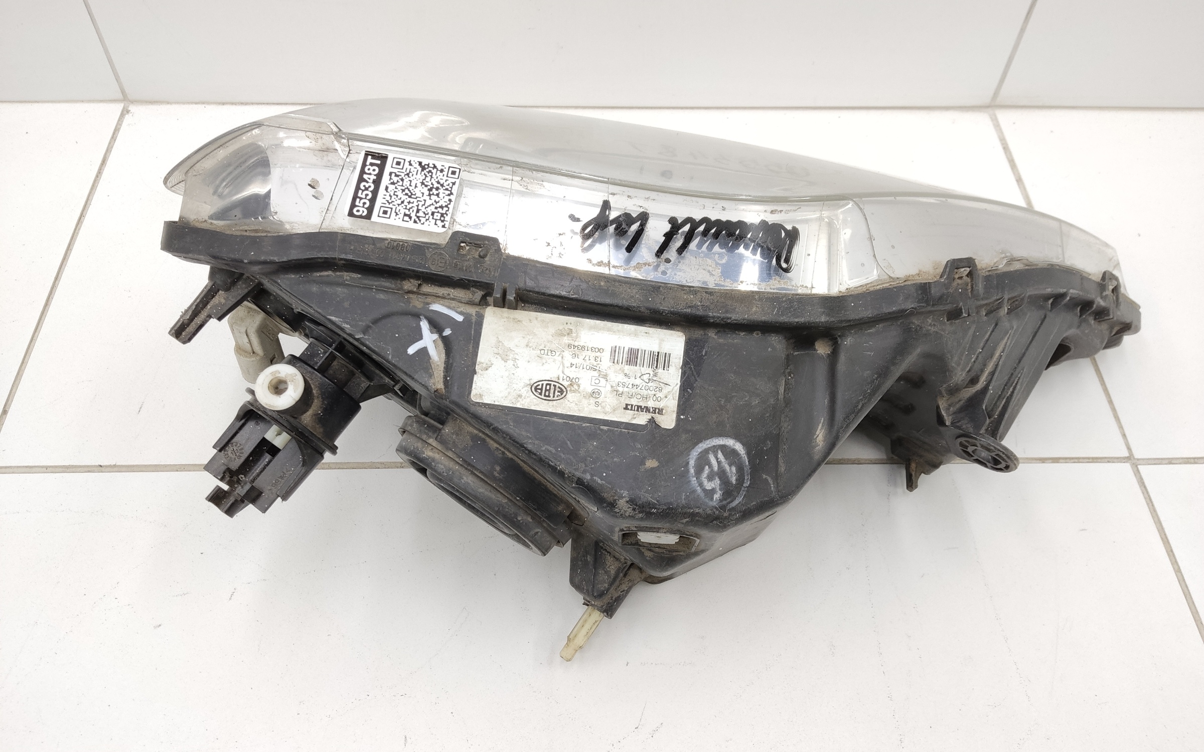 Фара передняя левая Renault Logan 1 Restail галоген