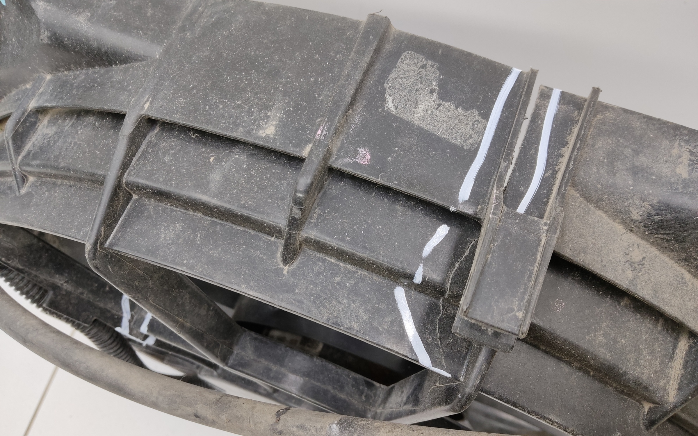 Диффузор вентилятора радиатора Hyundai Creta 2