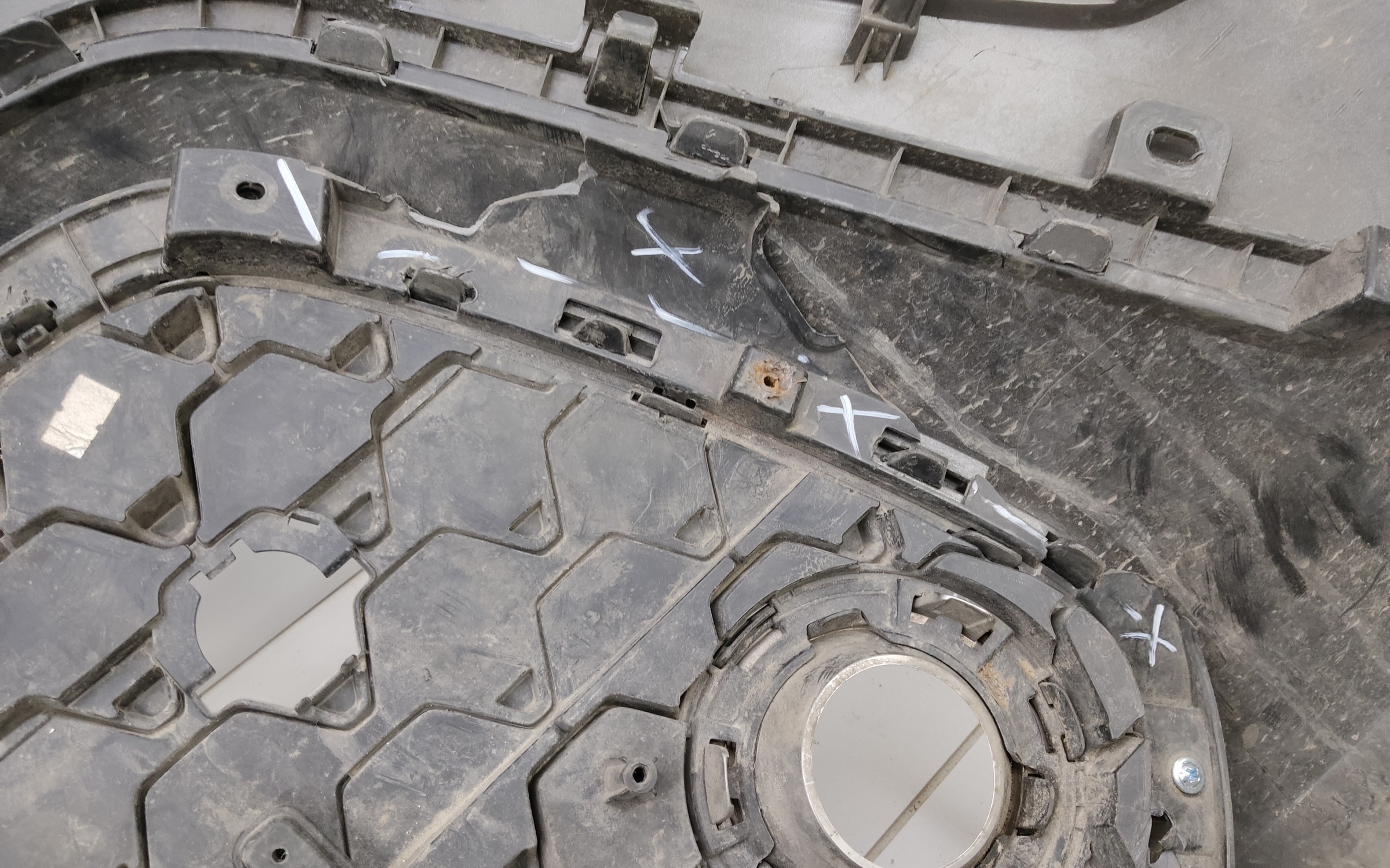 Бампер передний верхняя часть Kia Soul 3