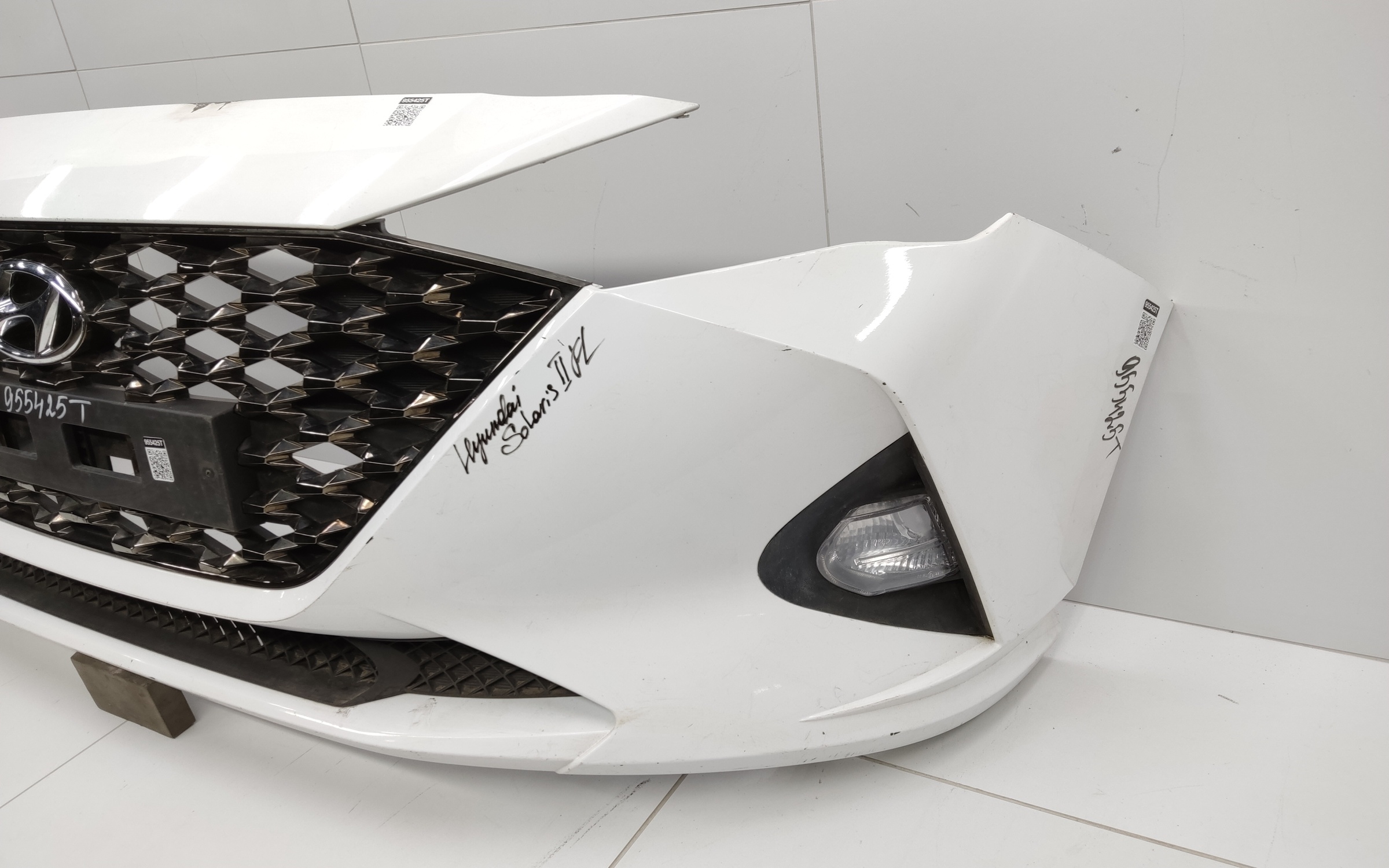 Бампер передний Hyundai Solaris 2 Restail