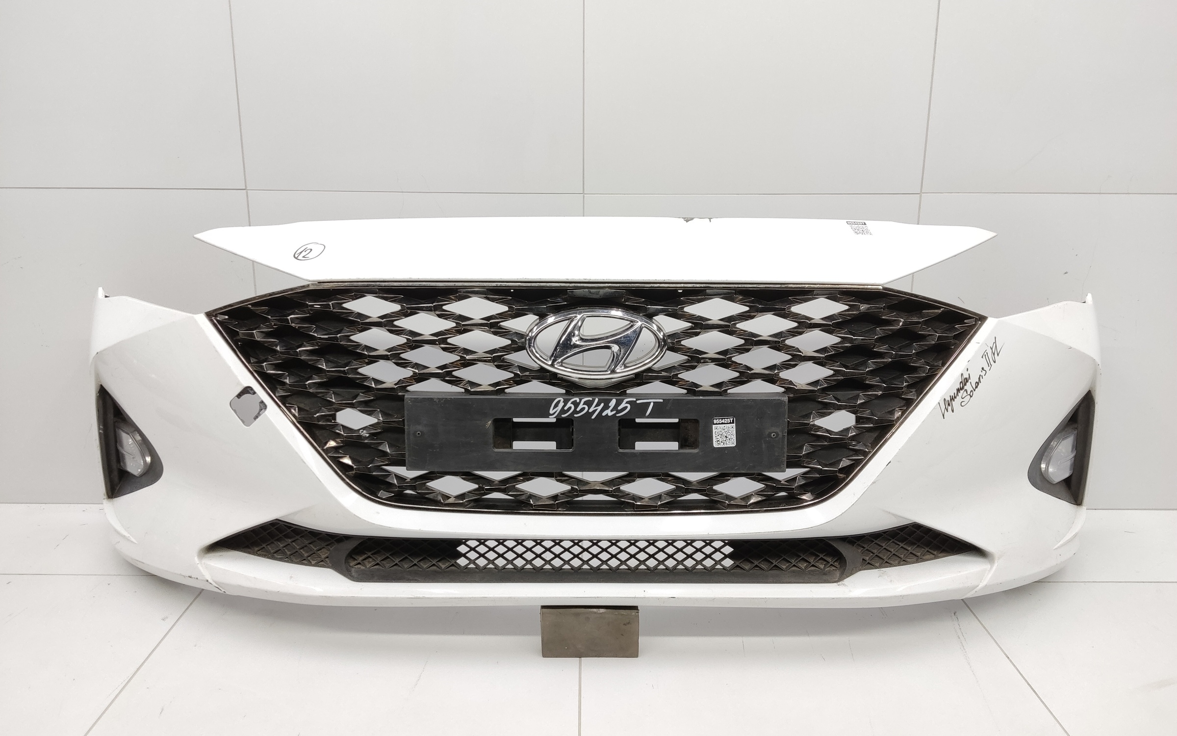 Бампер передний Hyundai Solaris 2 Restail