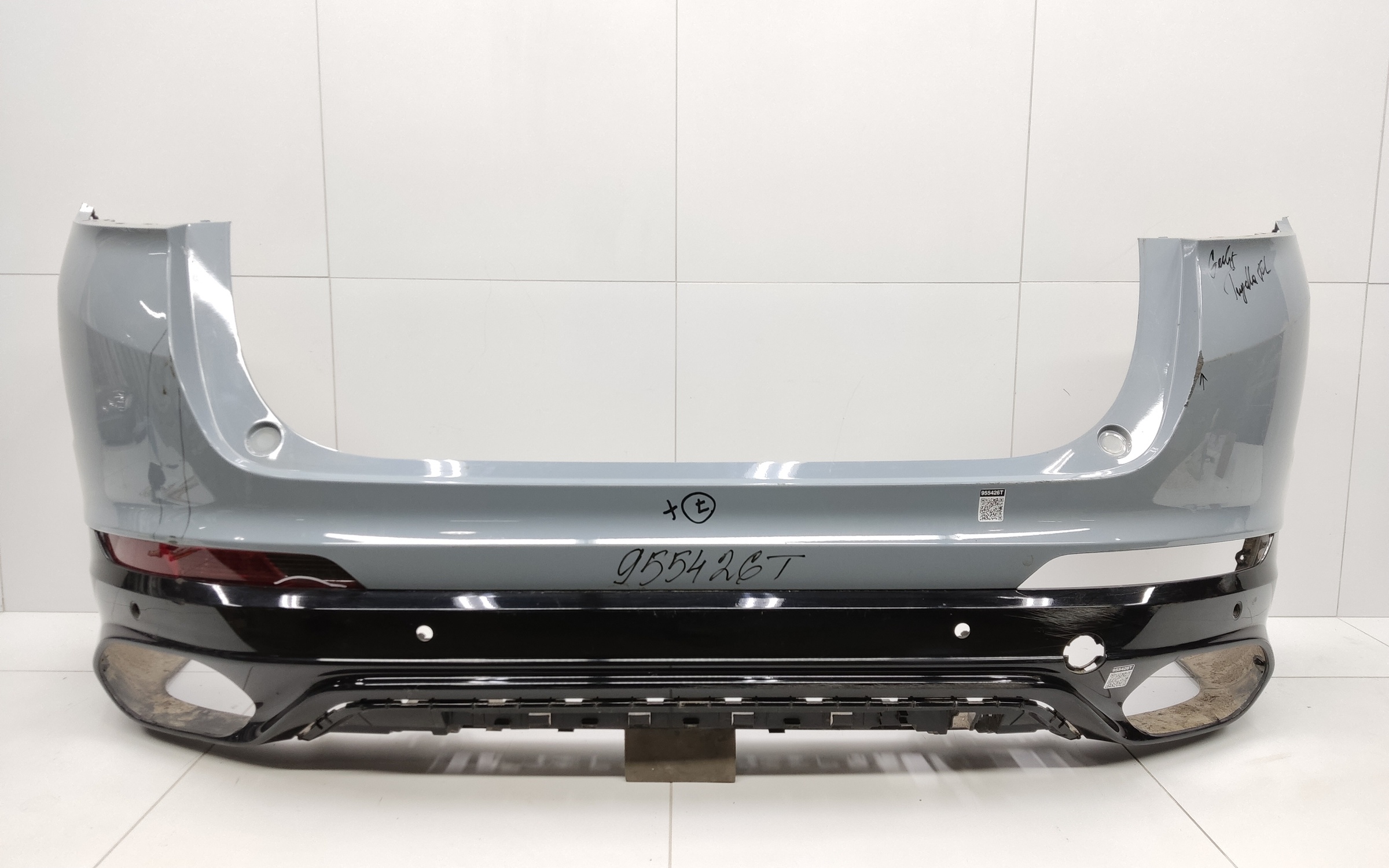 Бампер задний верхняя часть Geely Tugella