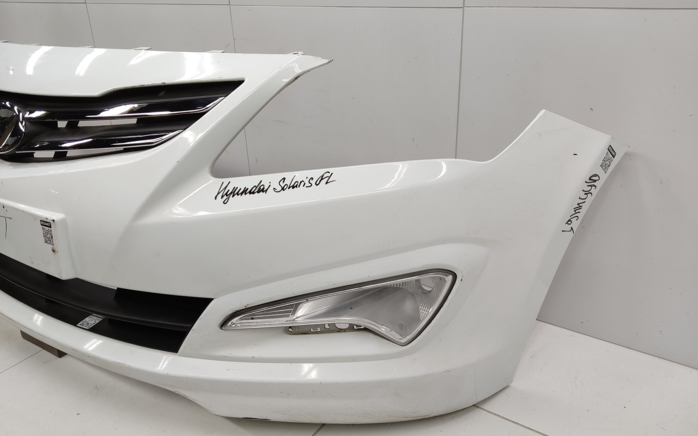 Бампер передний Hyundai Solaris 1 Restail