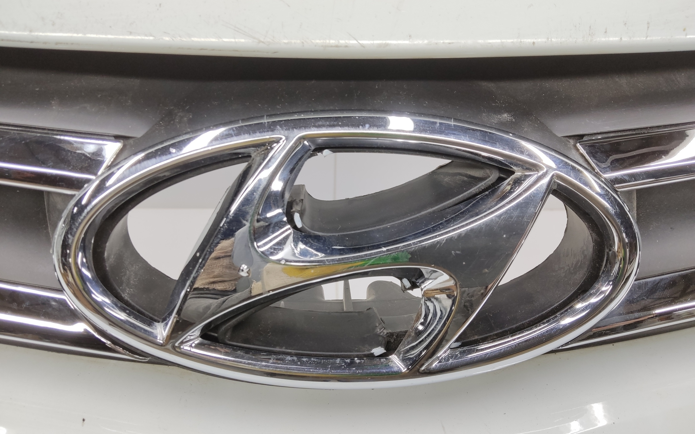 Бампер передний Hyundai Solaris 1 Restail