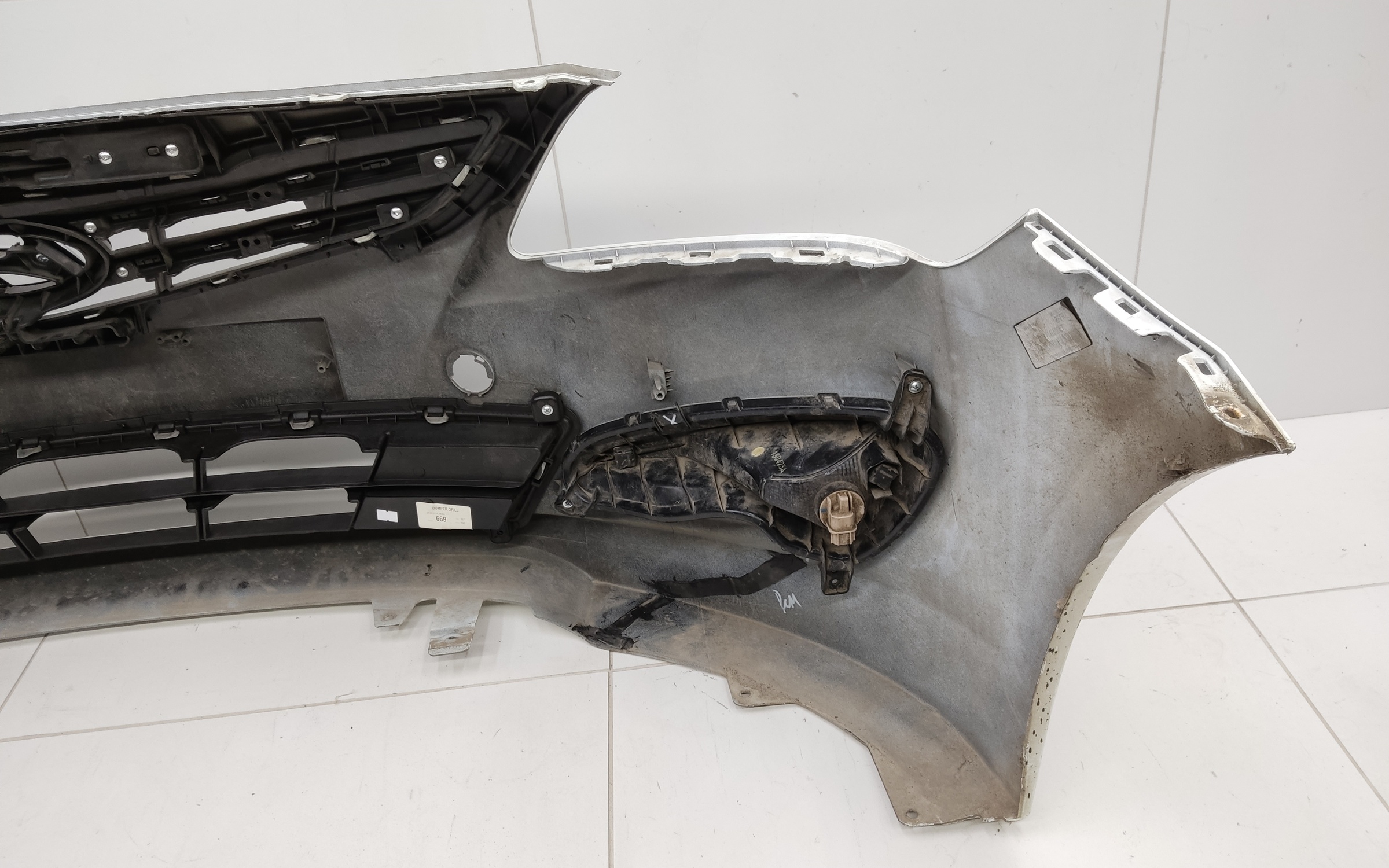 Бампер передний Hyundai Solaris 1 Restail