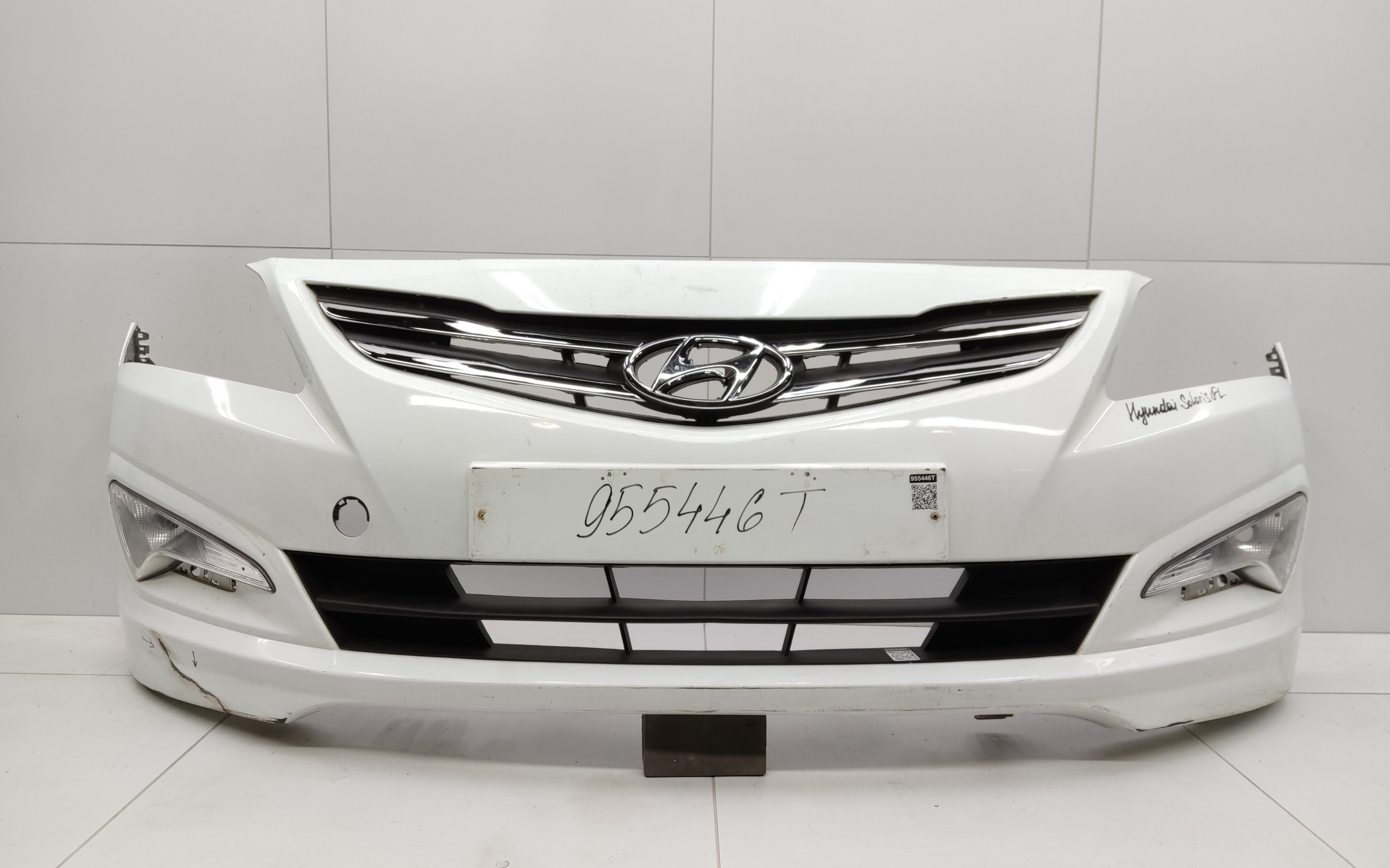 Бампер передний Hyundai Solaris 1 Restail