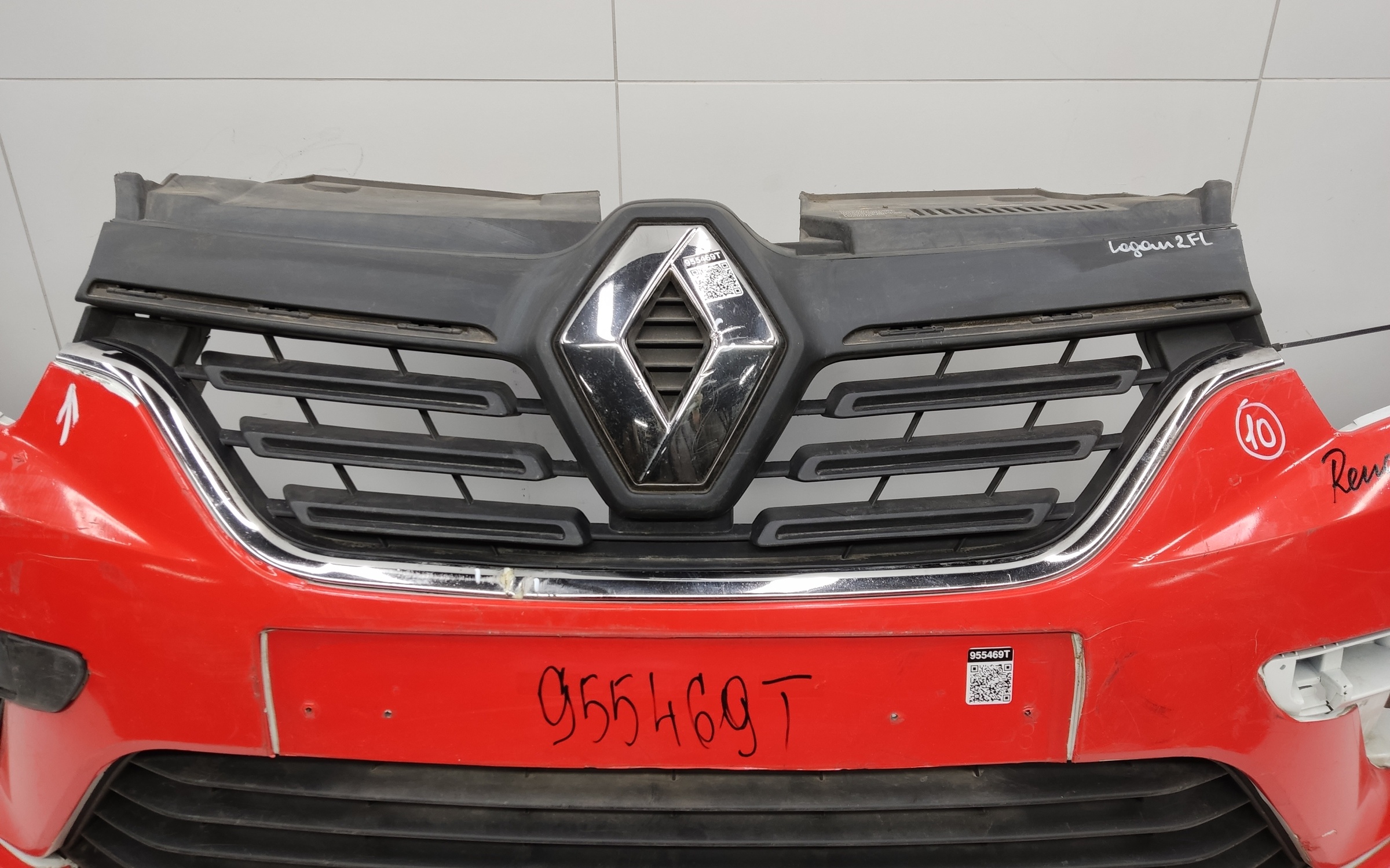 Бампер передний Renault Logan 2 Restail