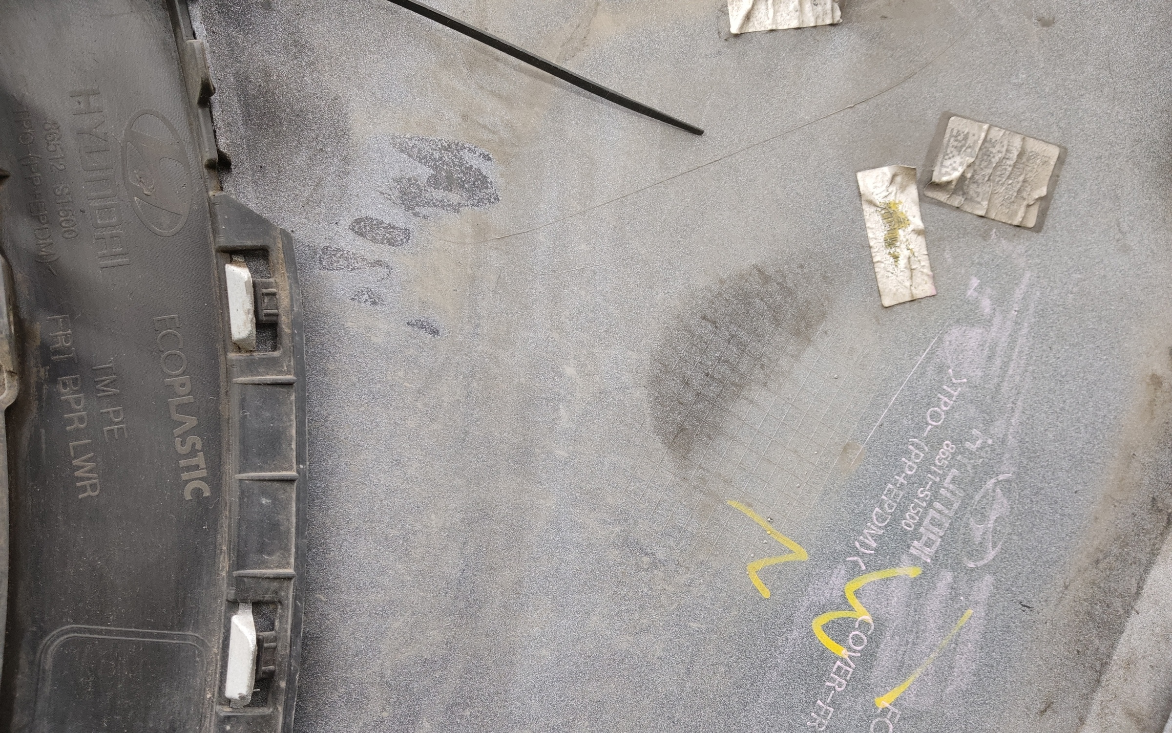 Бампер передний Hyundai Santa Fe 4 Restail