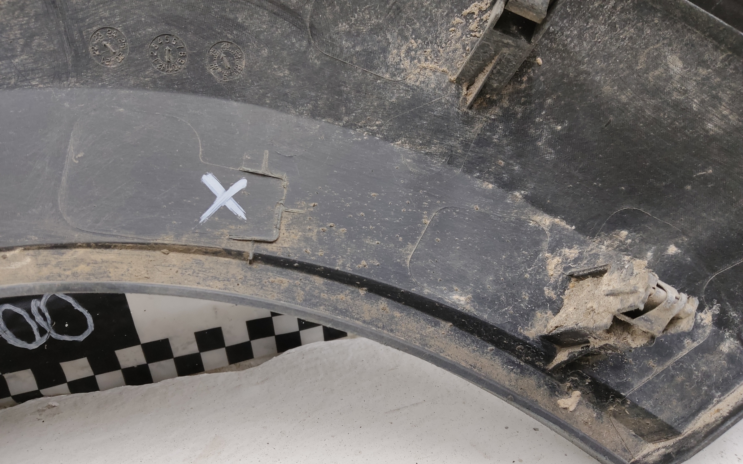 Накладка крыла заднего правого задняя часть Haval Dargo