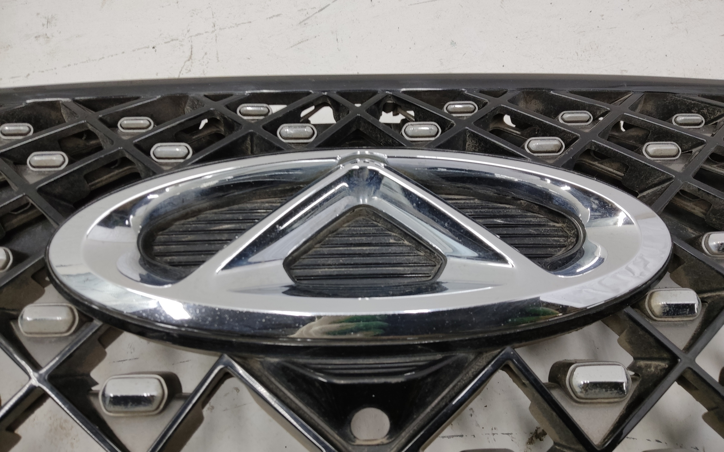 Решётка радиатора Chery Tiggo 7 Pro под камеру