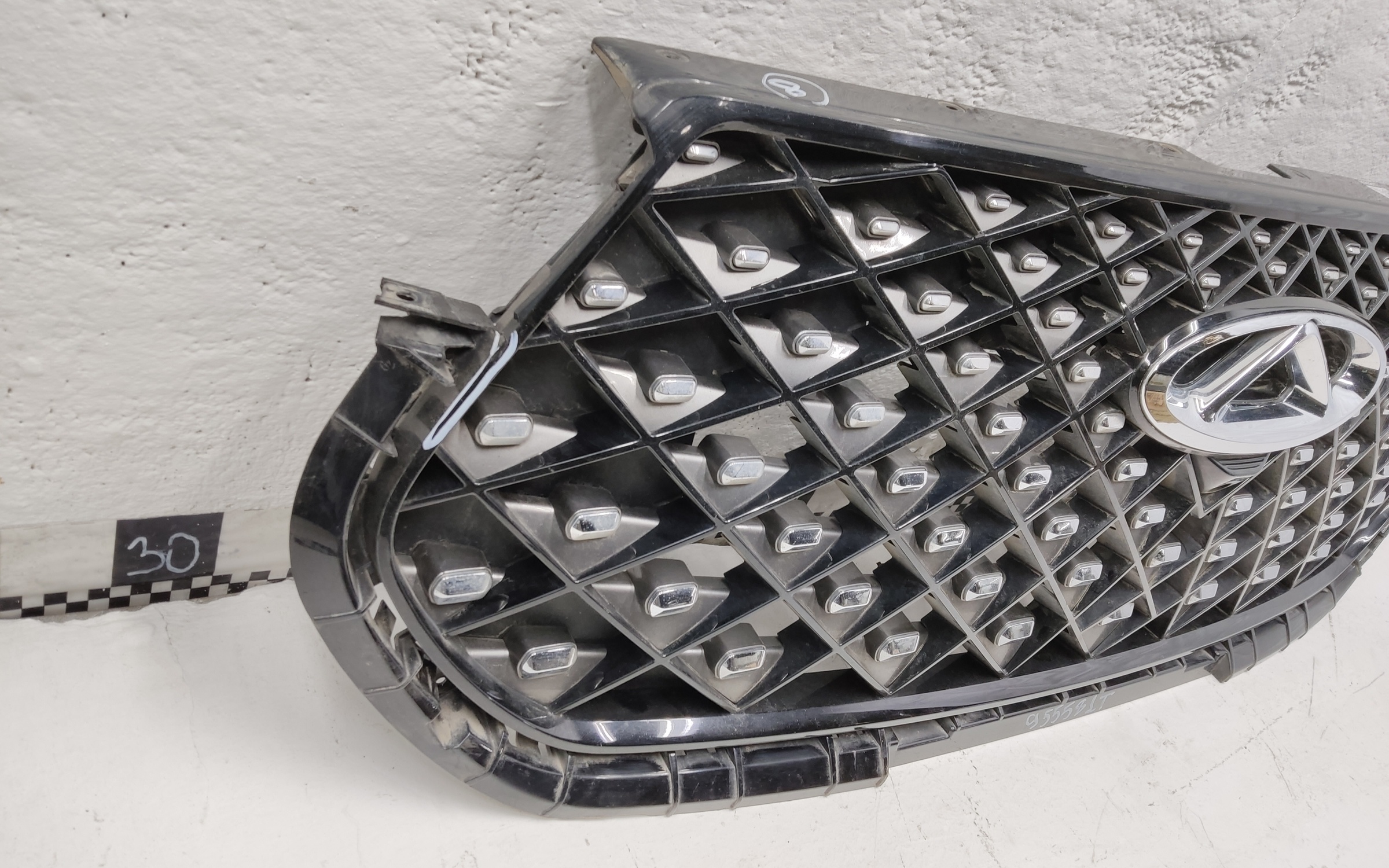 Решётка радиатора Chery Tiggo 7 Pro под камеру