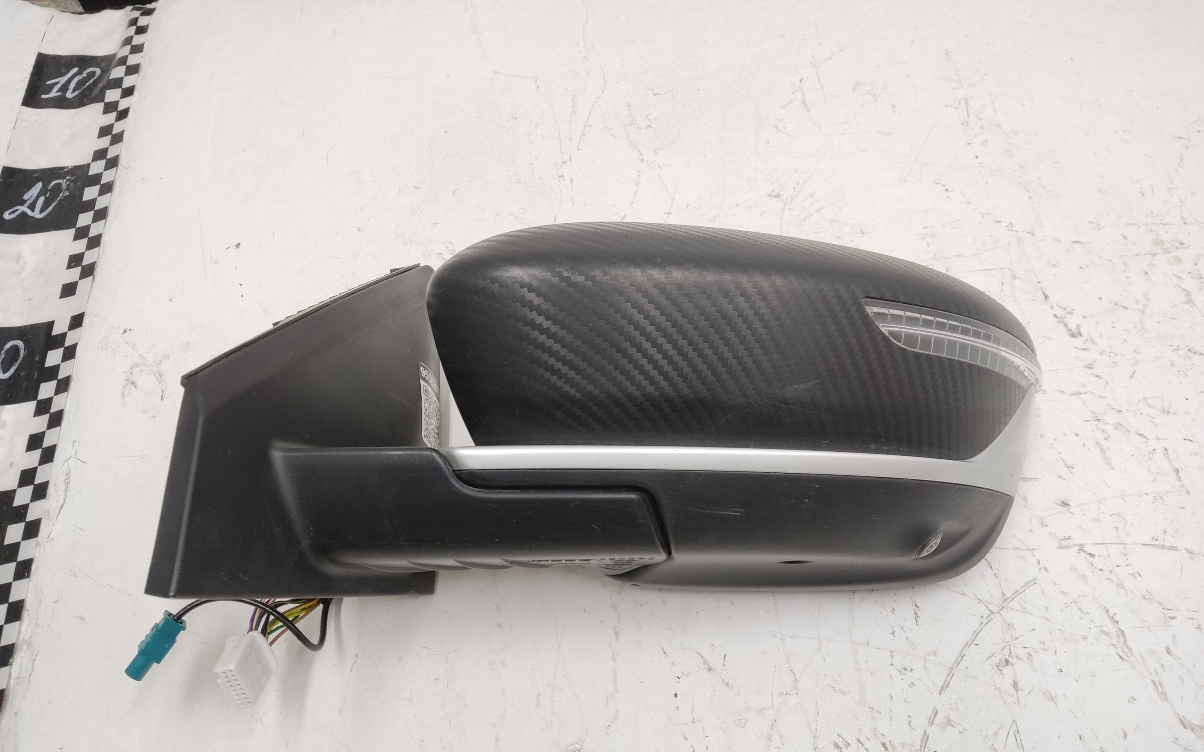 Зеркало левое Geely Coolray 12+1 контактов карбон