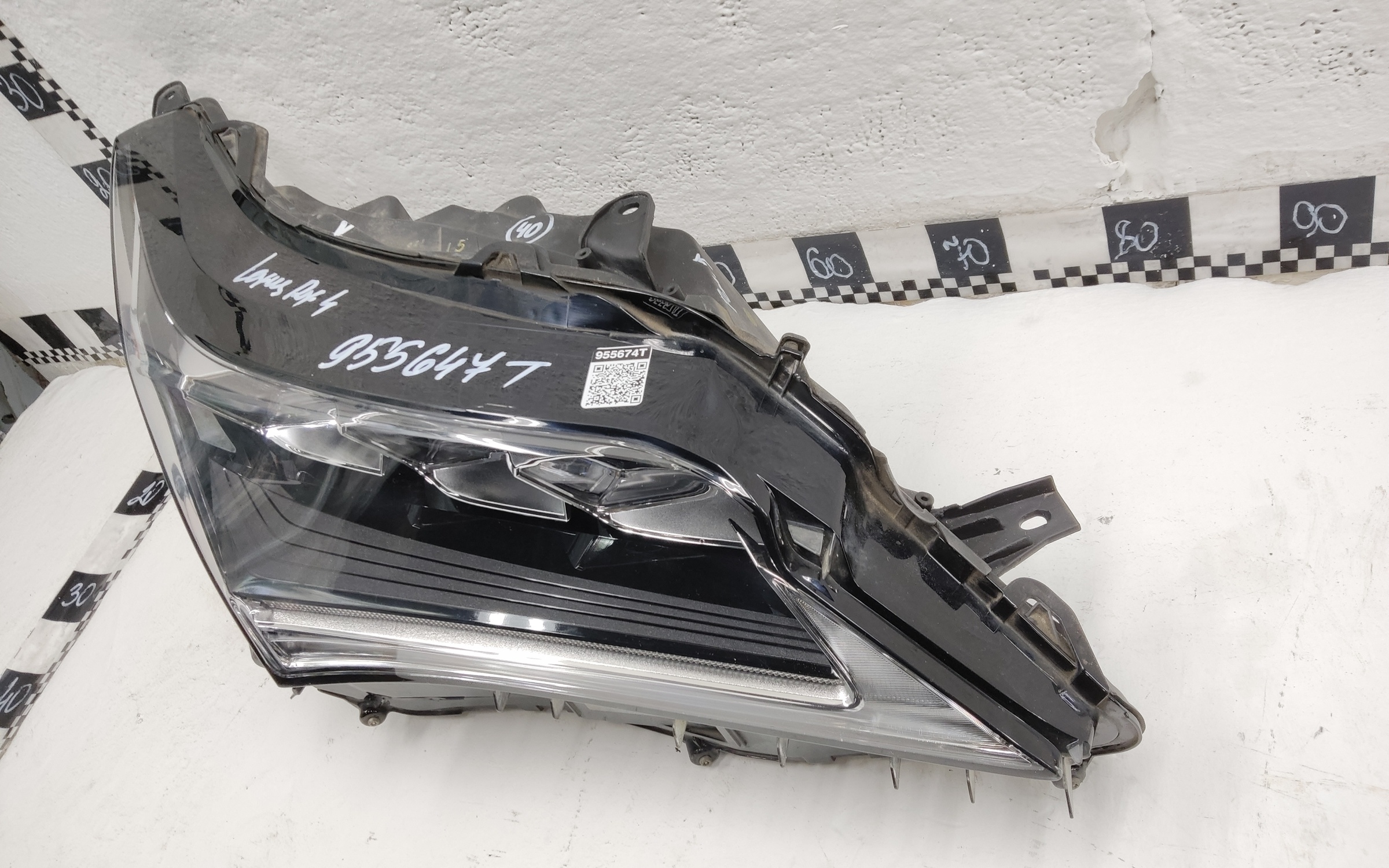 Фара передняя правая Lexus RX 4 LED с ДХО под 2 блока