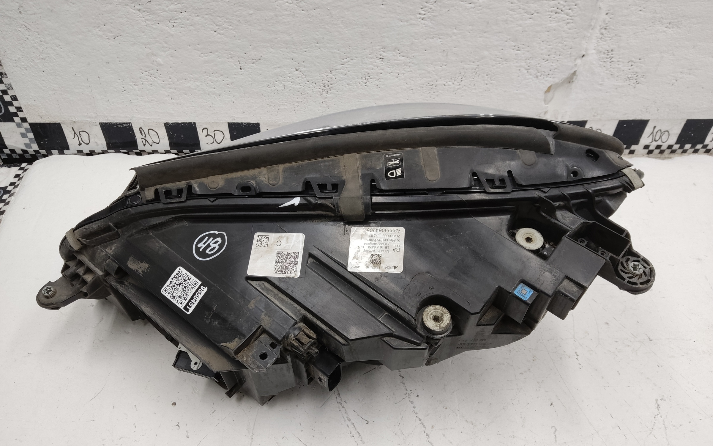 Фара передняя правая Mercedes Benz S-klasse W222 Restail LED