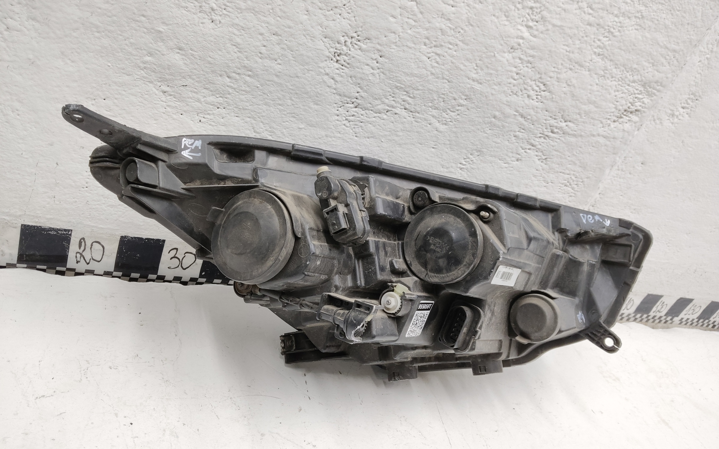 Фара передняя левая Chery Tiggo 4 Restail галоген линза черная