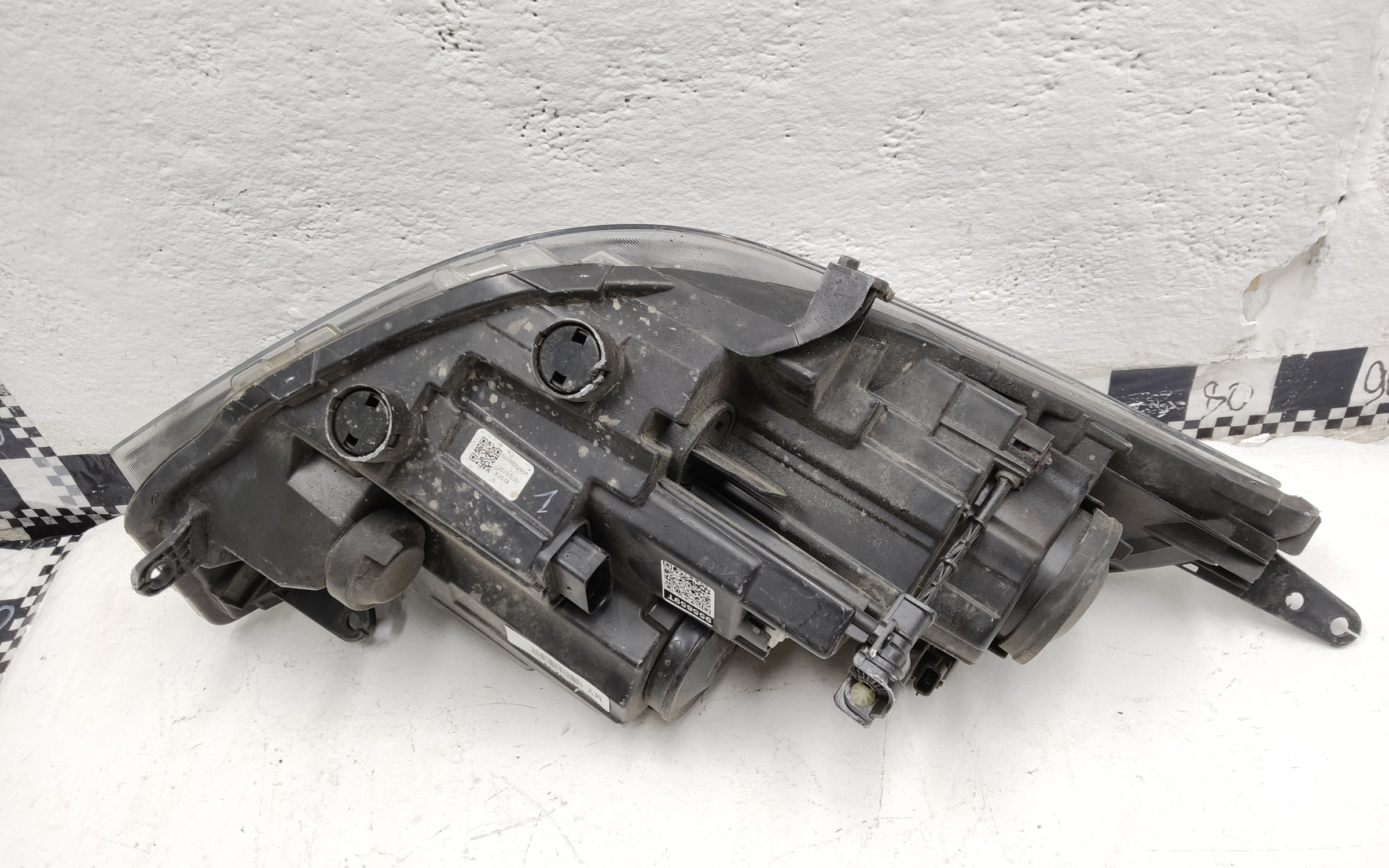 Фара передняя левая Chery Tiggo 4 Restail галоген линза черная