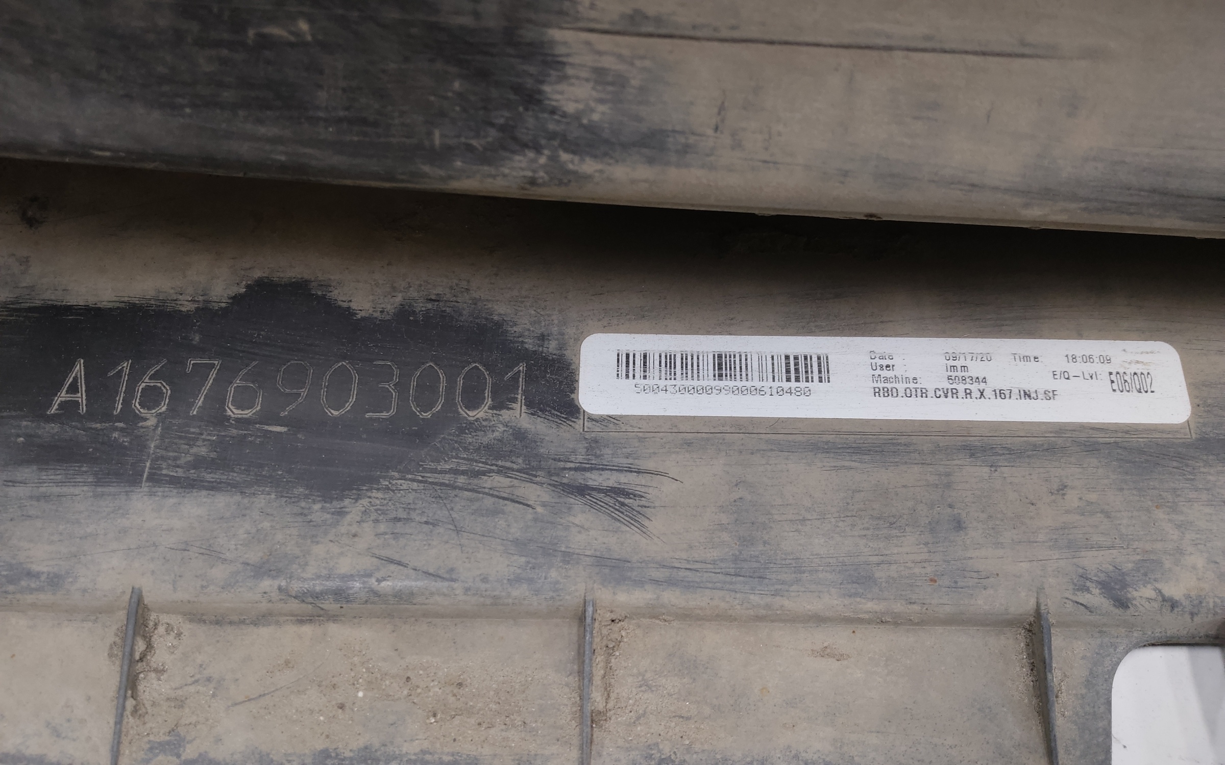 Подножка порога правого Mercedes-benz GLS-klasse X167