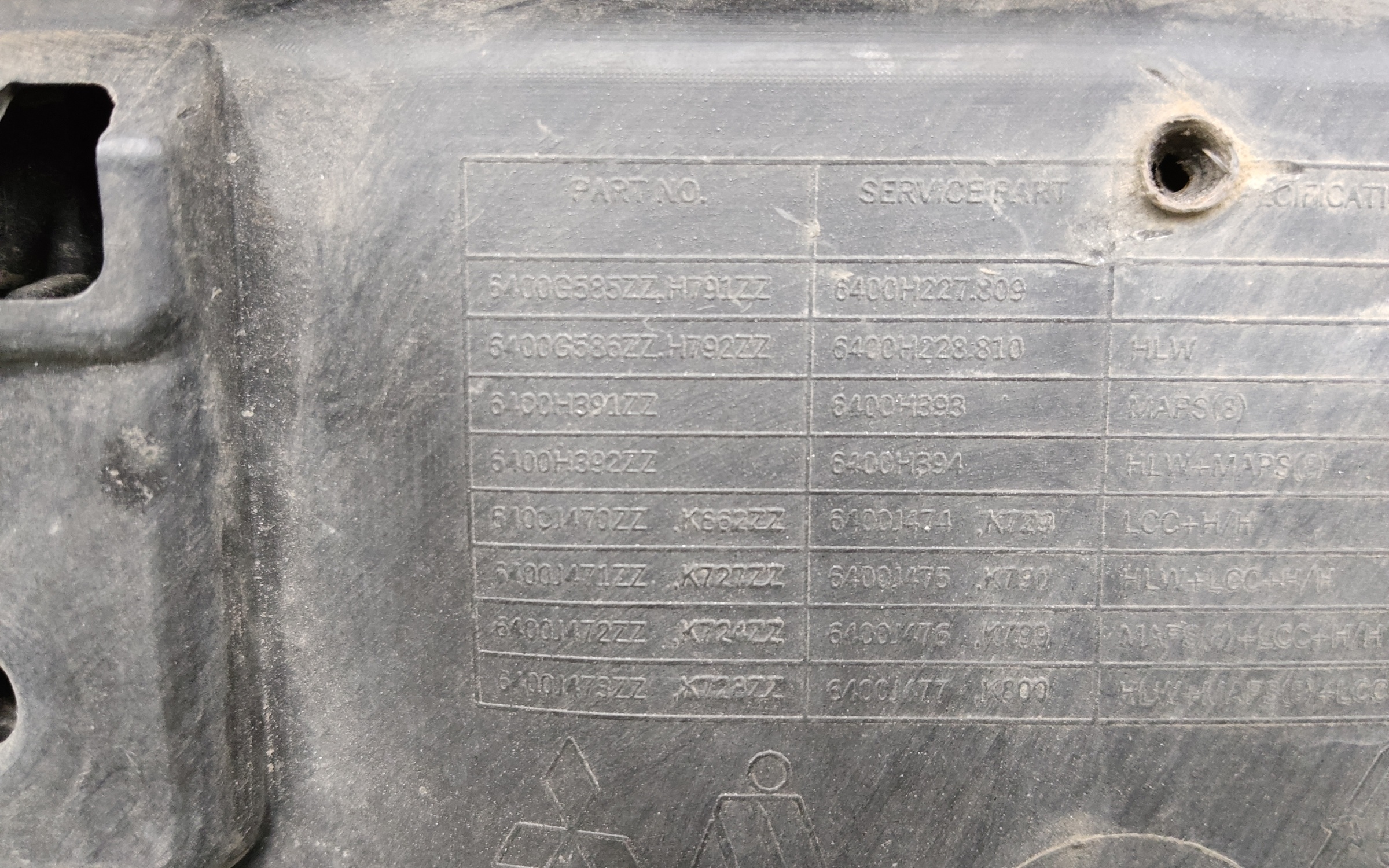 Бампер передний Mitsubishi Outlander 3 Restail 3