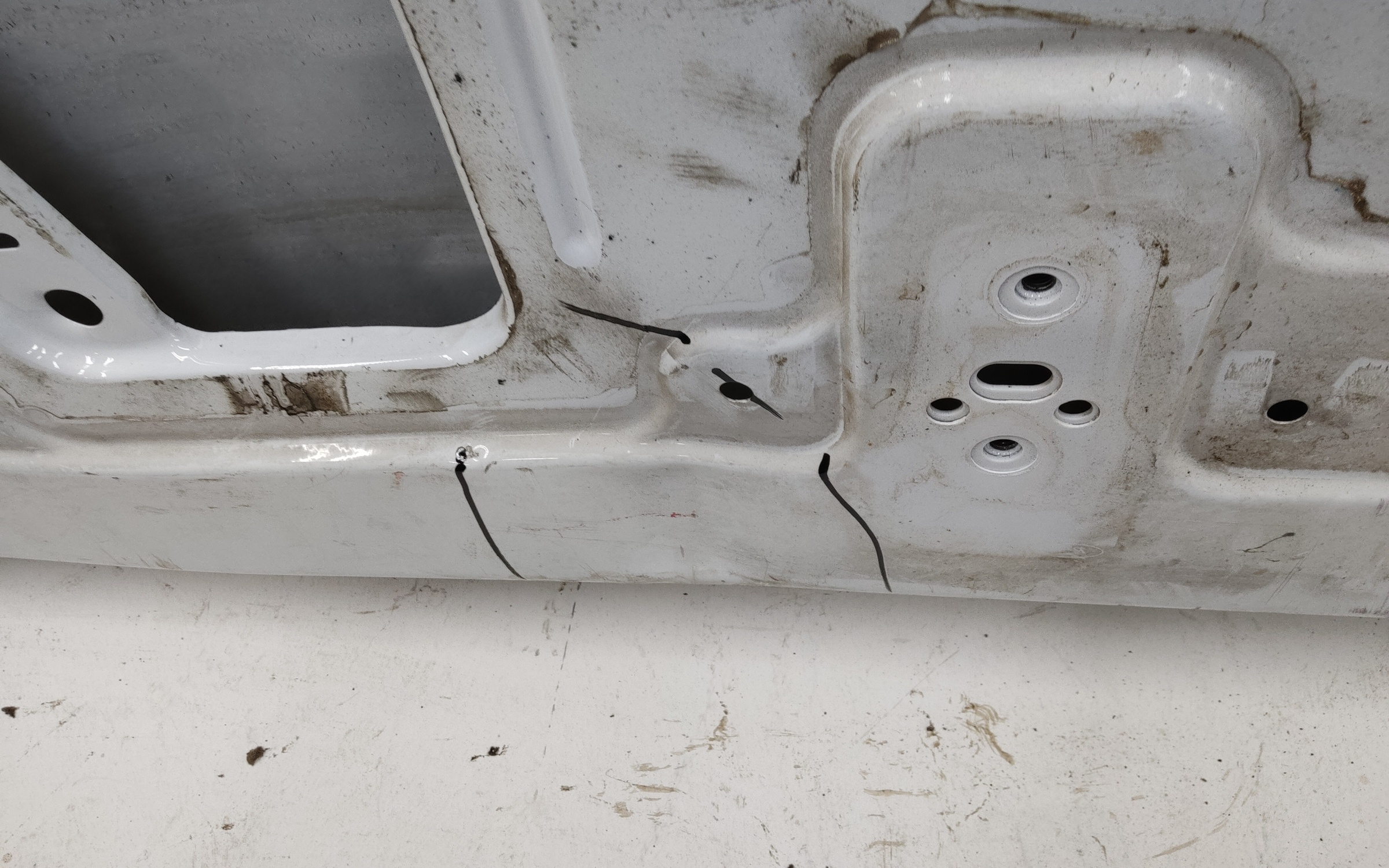 Дверь сдвижная правая глухая Ford Transit 7 190см