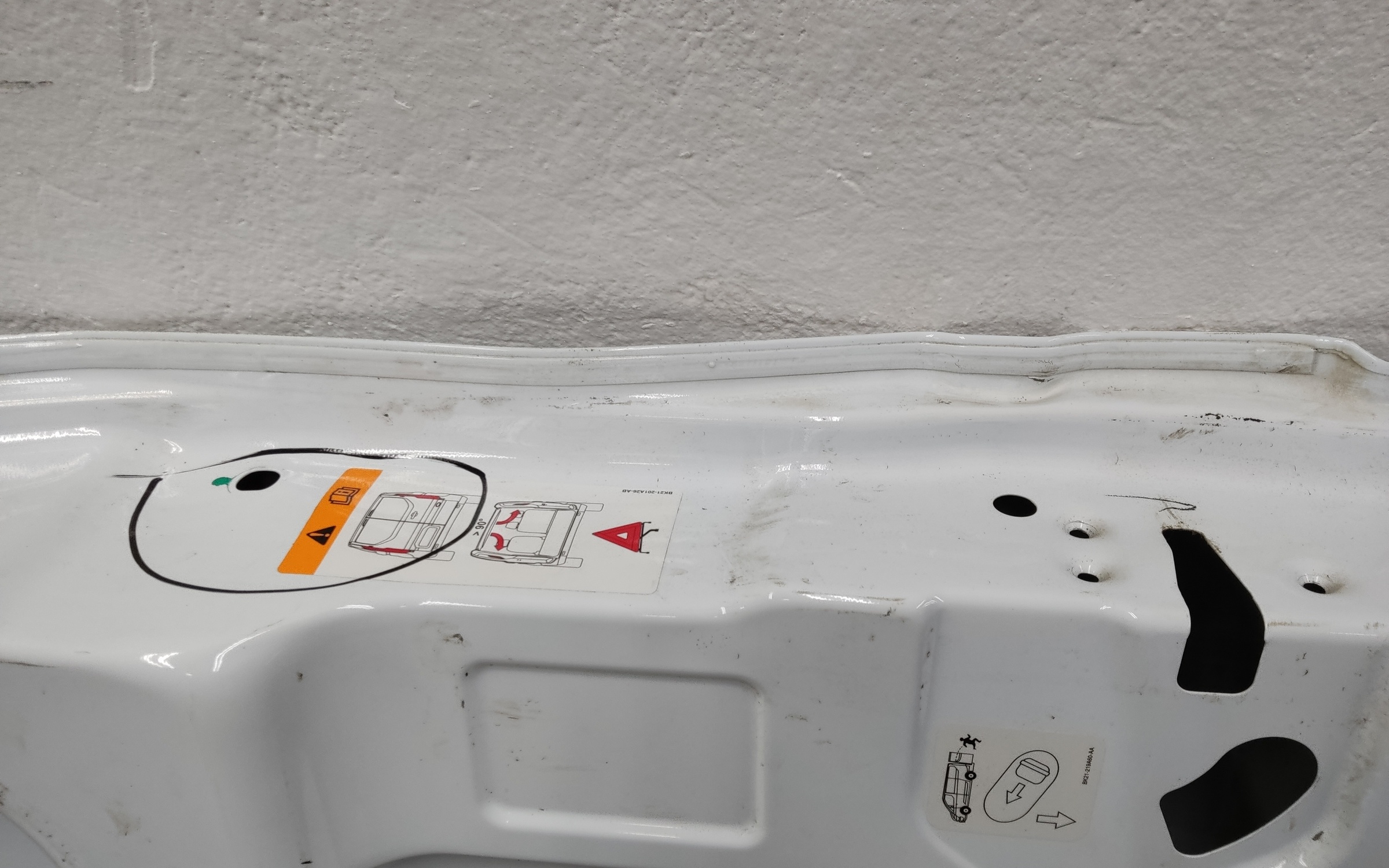 Дверь задняя правая распашная глухая высокая Ford Transit 7 215см